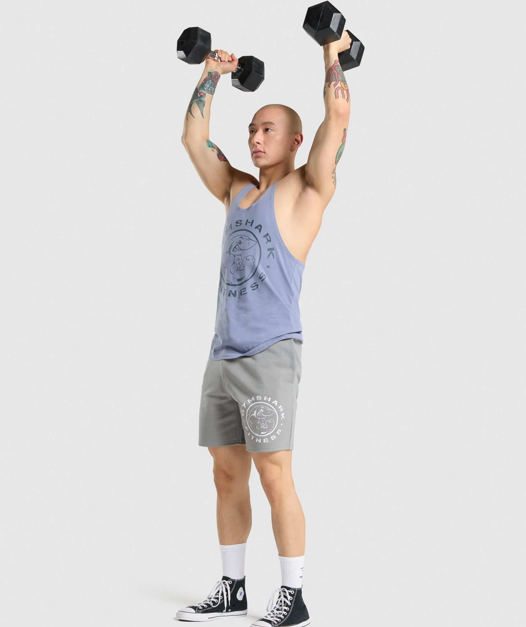 Gymshark Legacy Stringer -  Light Blue - Image 4
