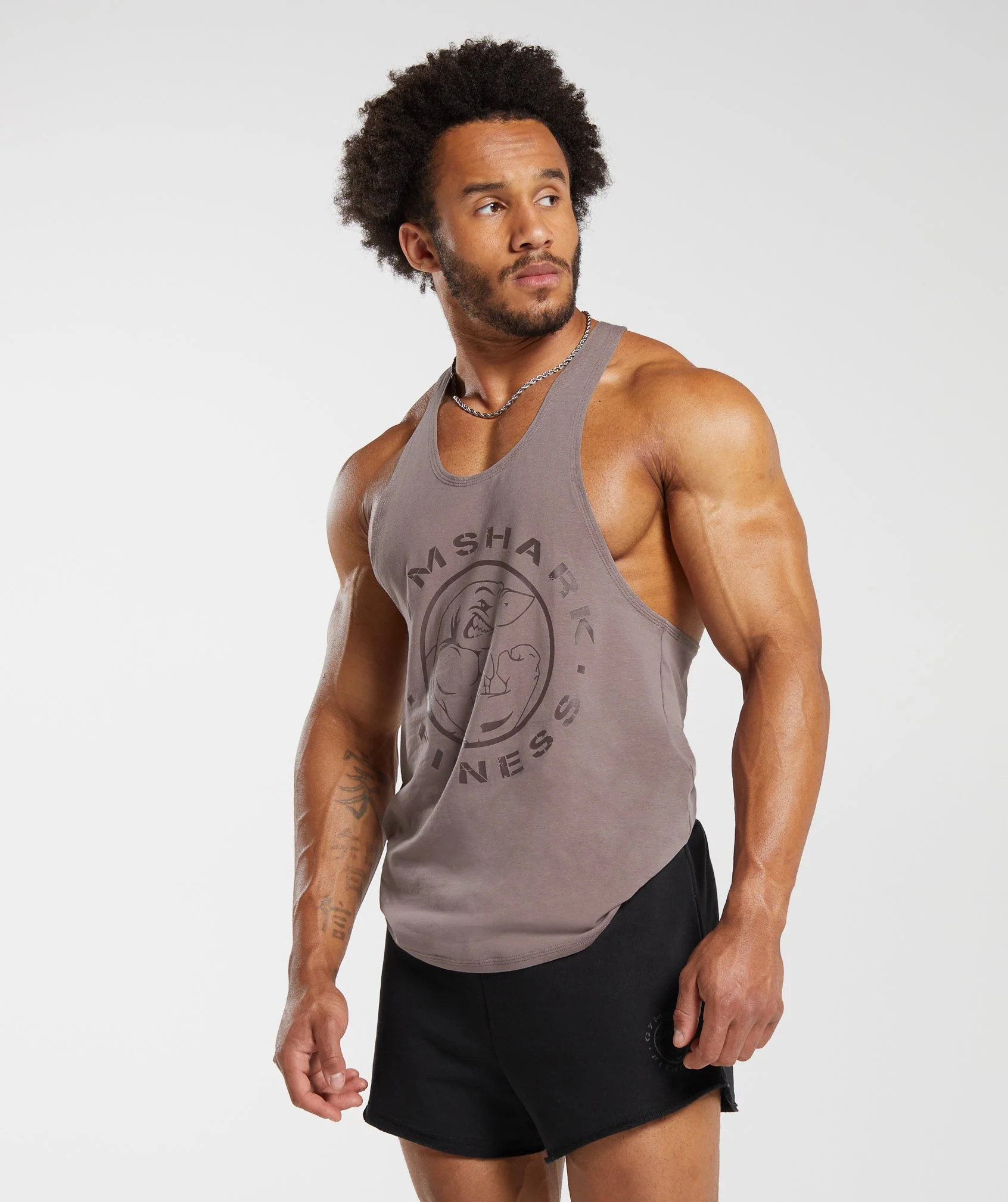 Gymshark Legacy Stringer - Washed Mauve - Image 3