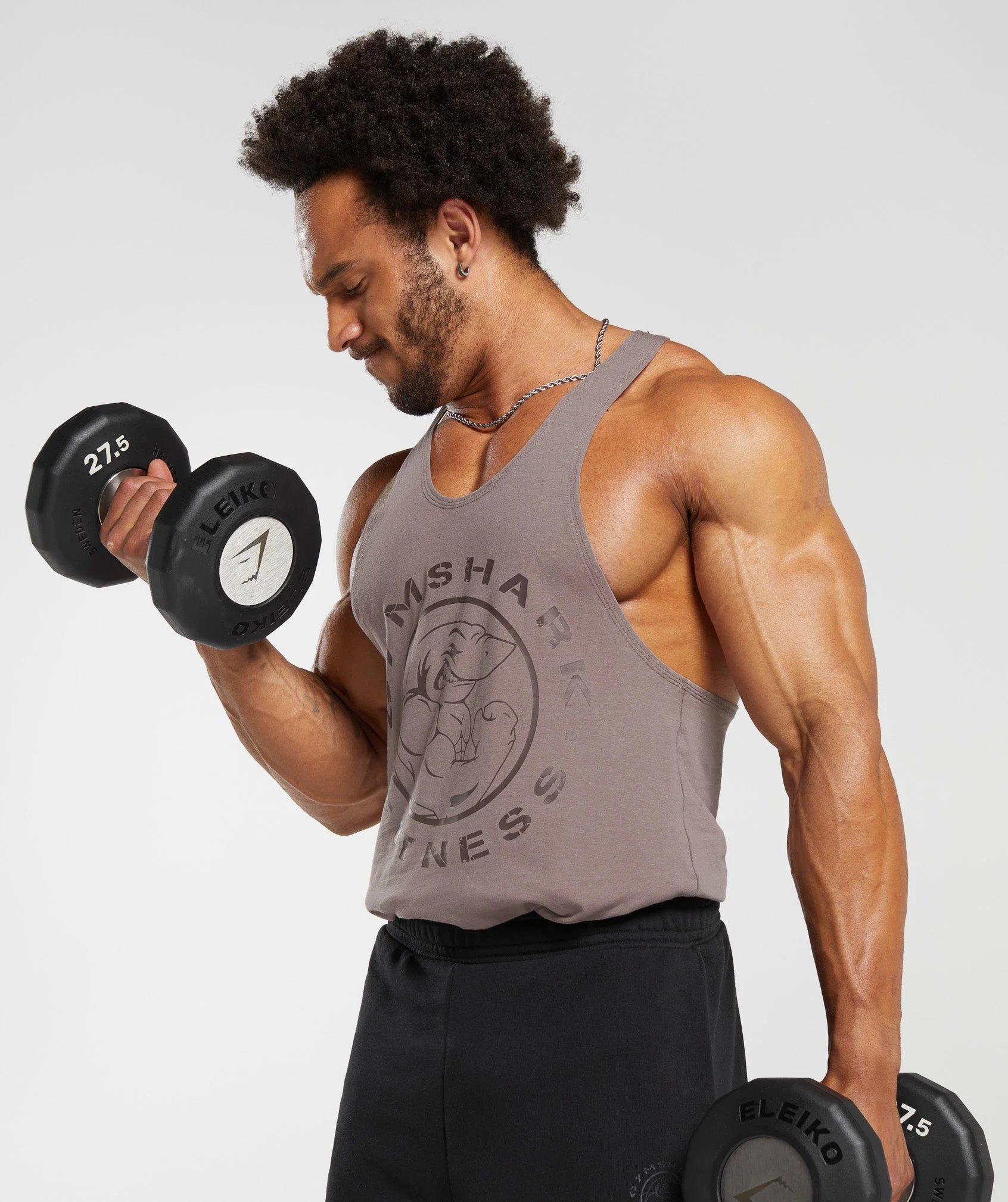 Gymshark Legacy Stringer - Washed Mauve - Image 5