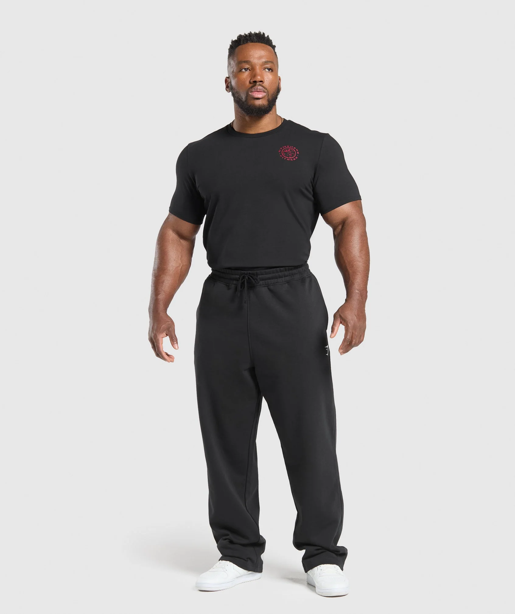 Gymshark Legacy T-Shirt - Black/Conditioning Red - Image 5