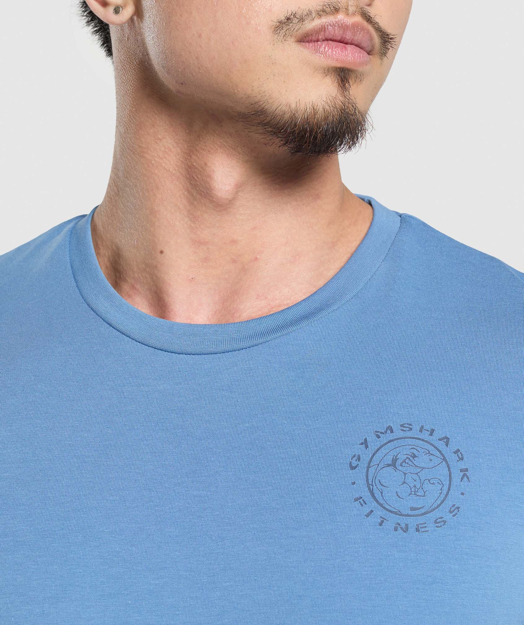 Gymshark Legacy T-Shirt - Classic Blue - Image 7