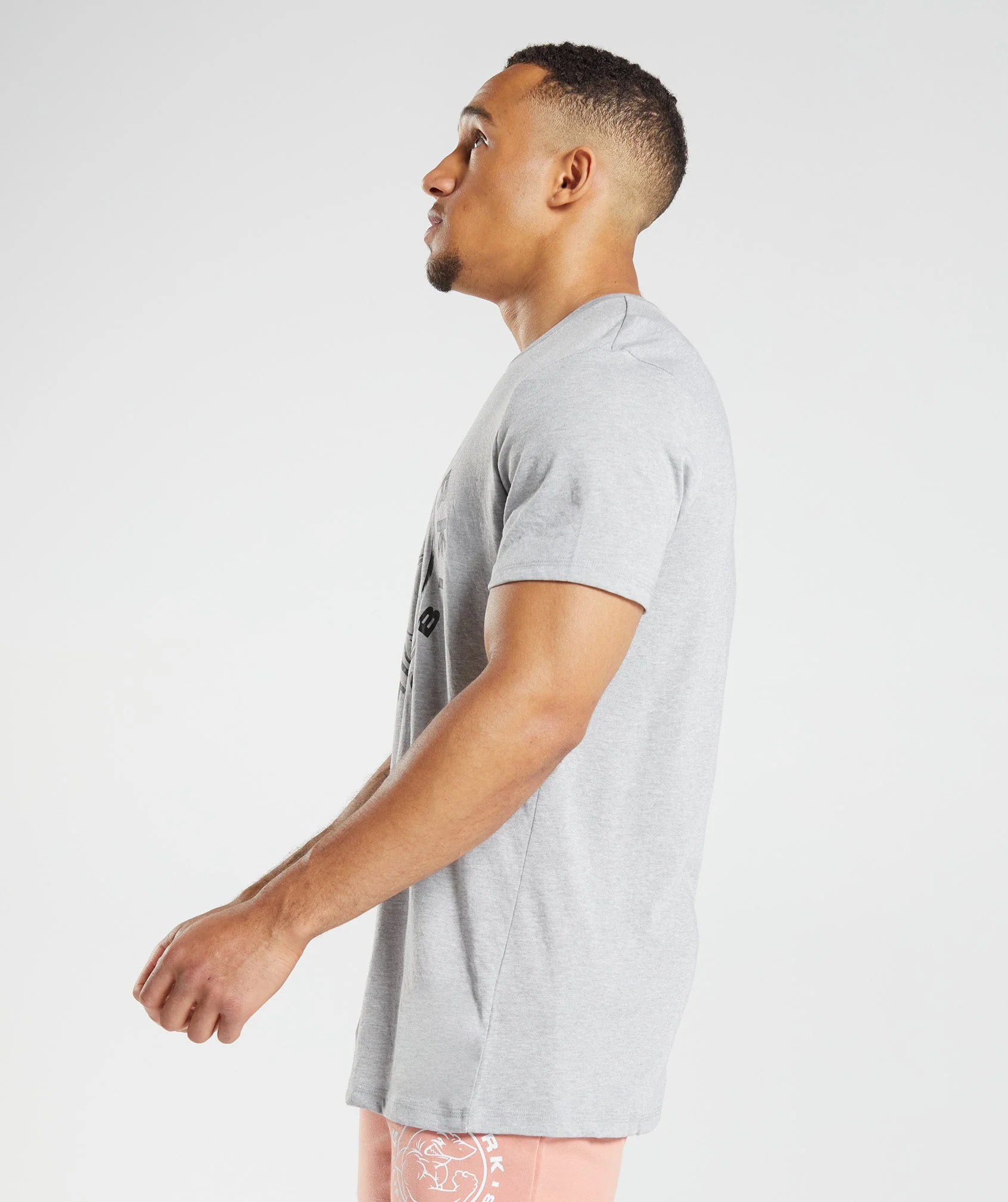 Gymshark Legacy T-Shirt - Light Grey Core Marl - Image 3