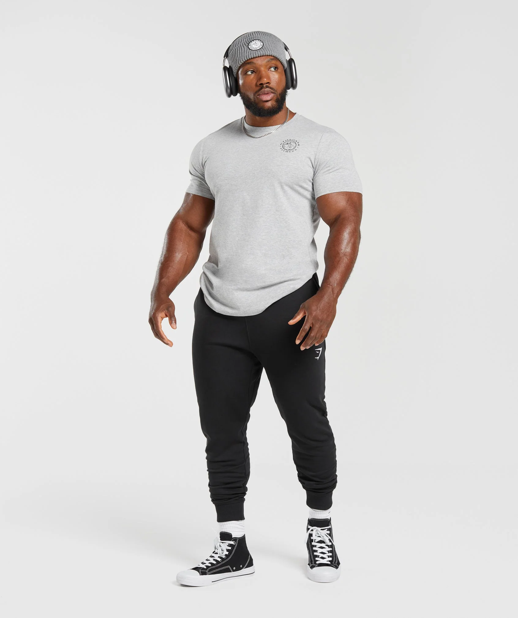 Gymshark Legacy T-Shirt - Light Grey Marl - Image 4