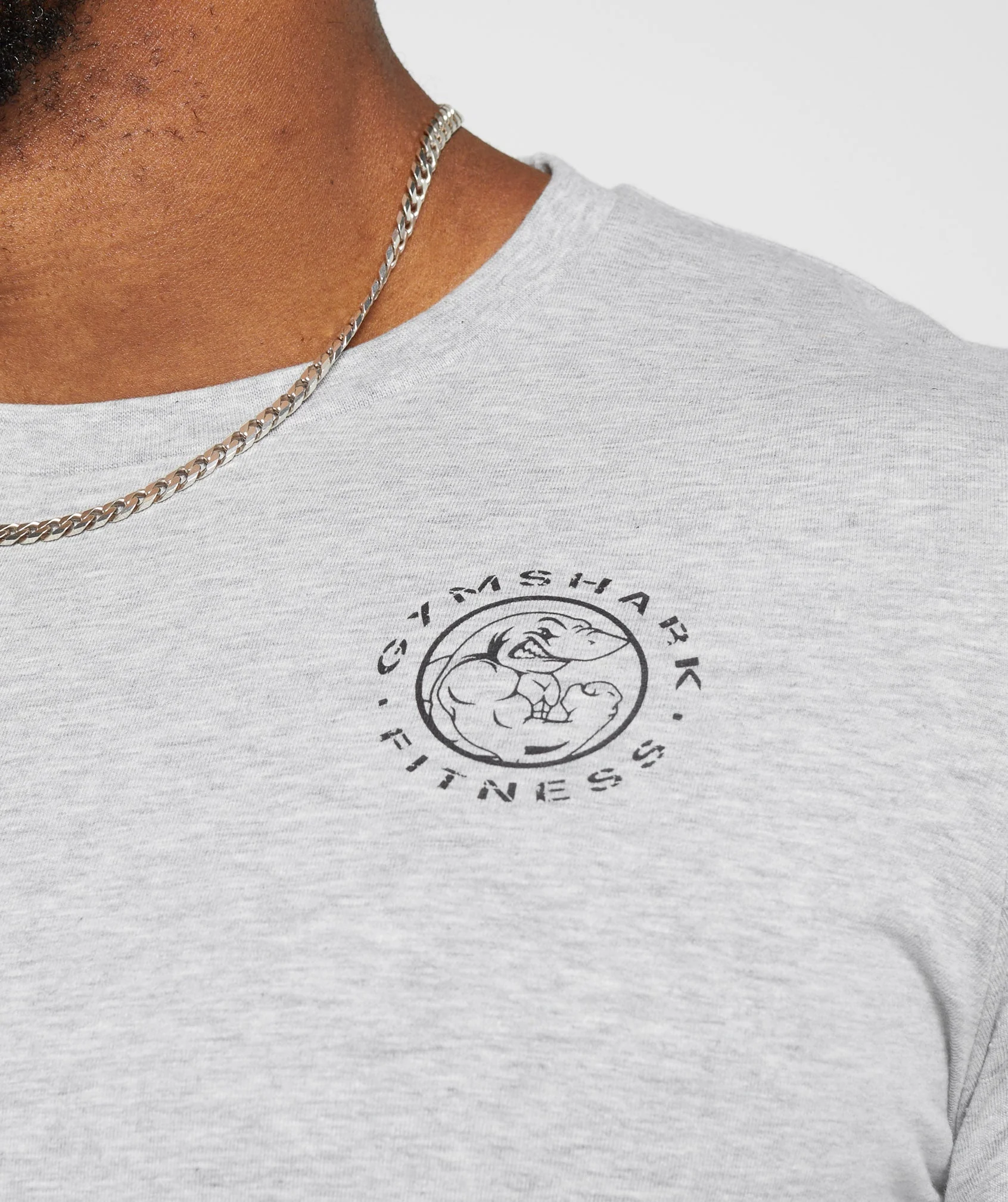 Gymshark Legacy T-Shirt - Light Grey Marl - Image 5
