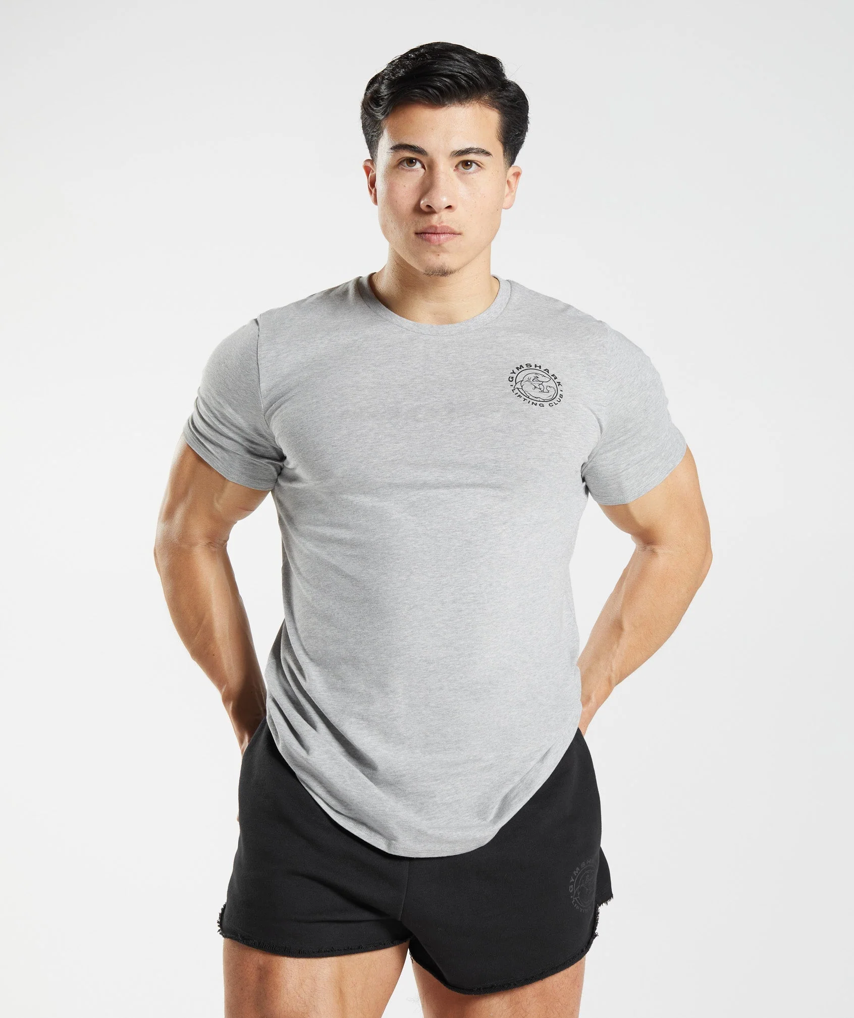 Gymshark Legacy T-Shirt - Light Grey Marl - Image 2