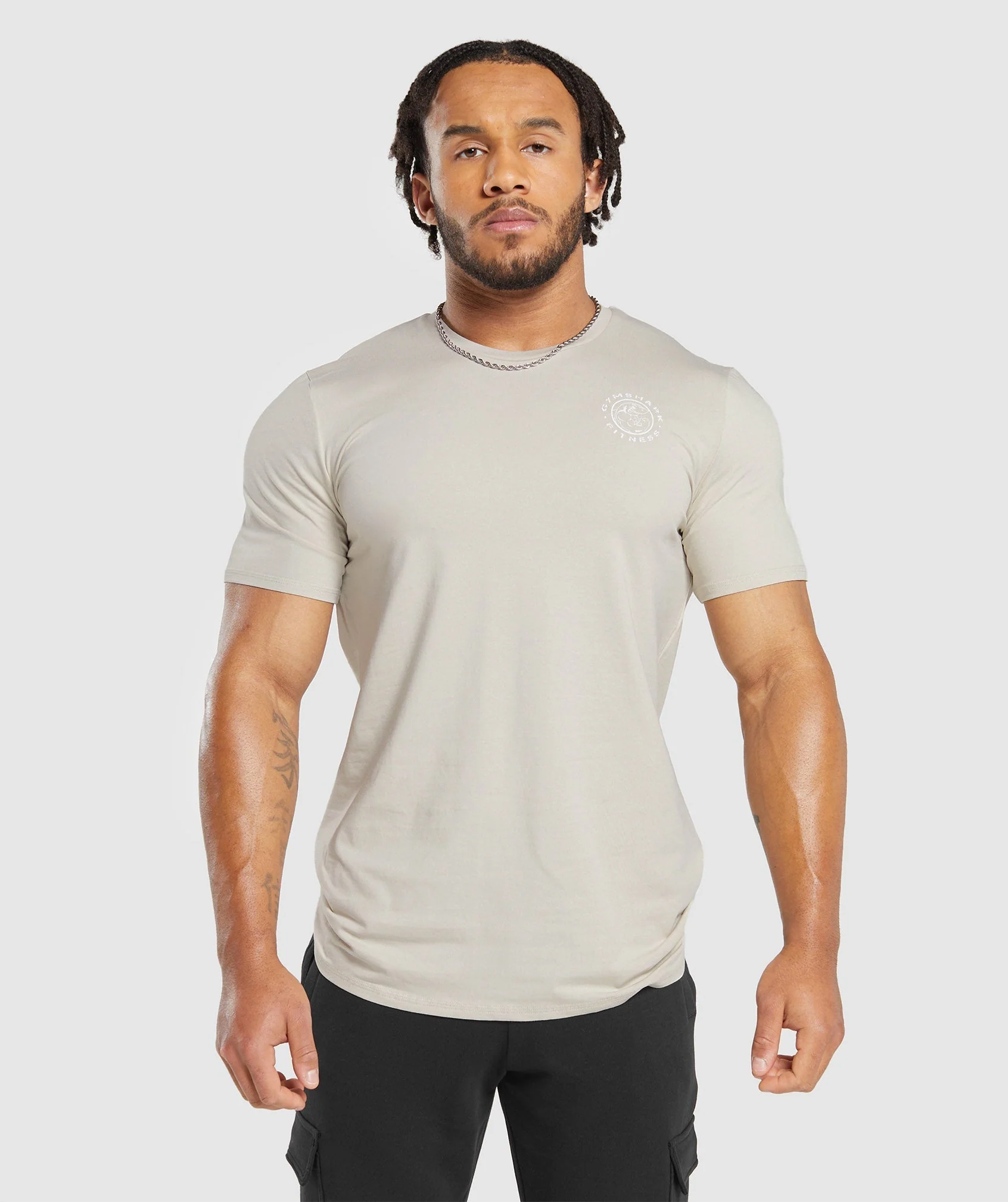 Gymshark Legacy T-Shirt - Pebble Grey - Image 2