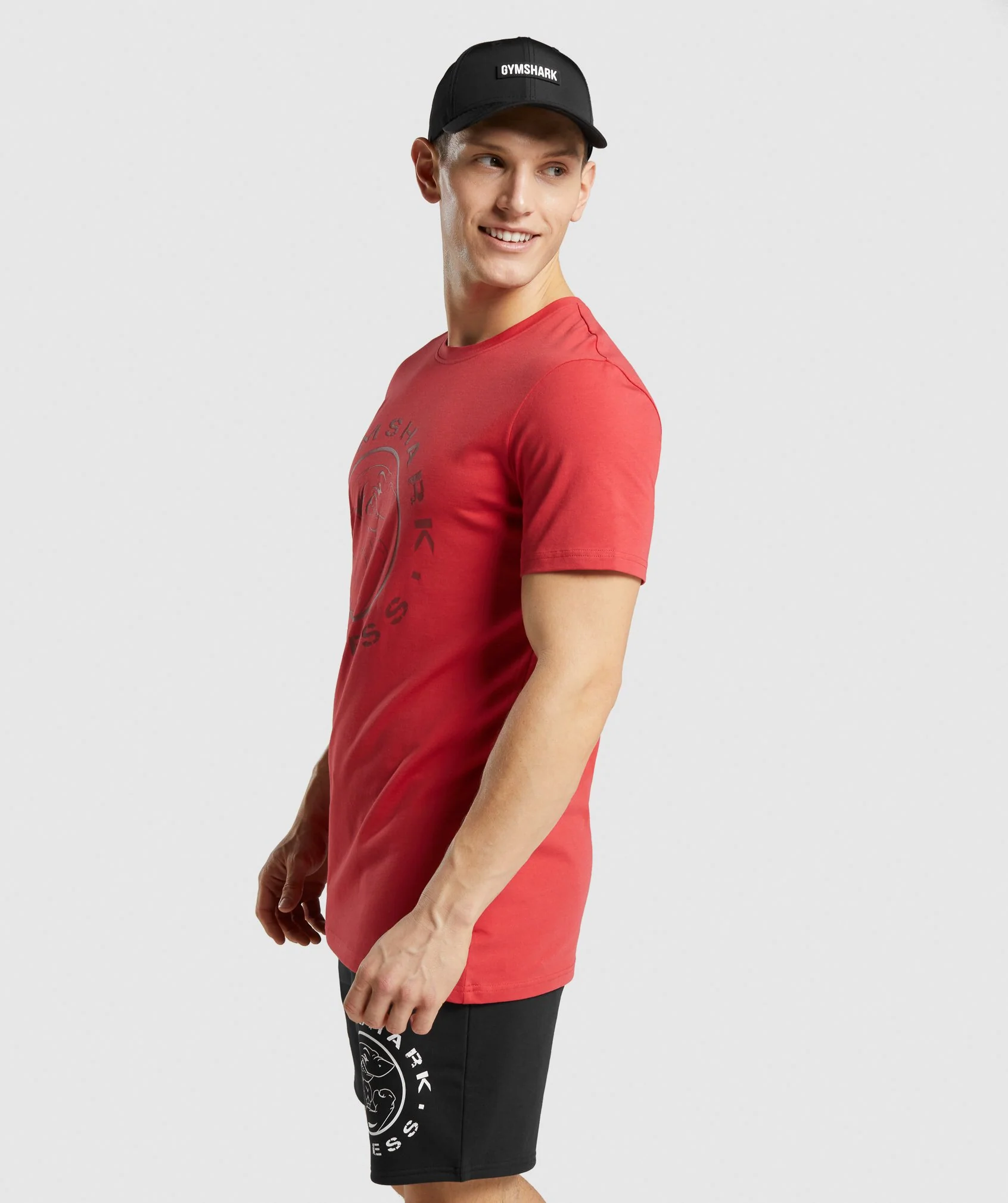 Gymshark Legacy T-Shirt - Red - Image 3