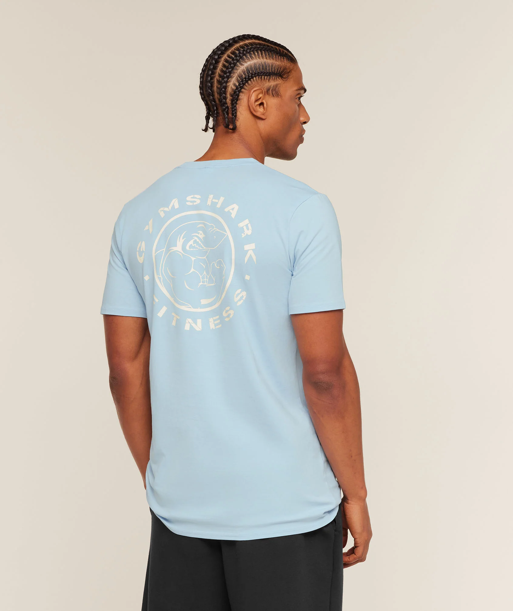 Gymshark Legacy T-Shirt - Chilled Blue - Image 3