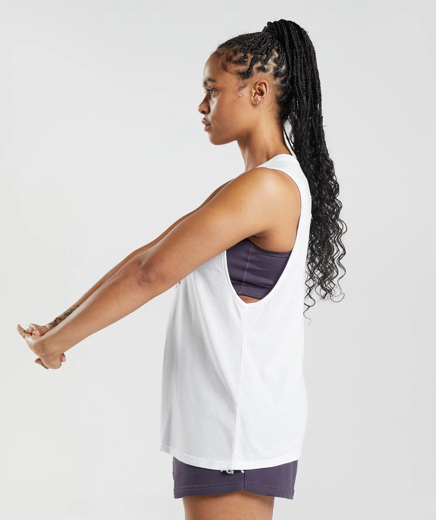 Gymshark Legacy Tank - White - Image 2
