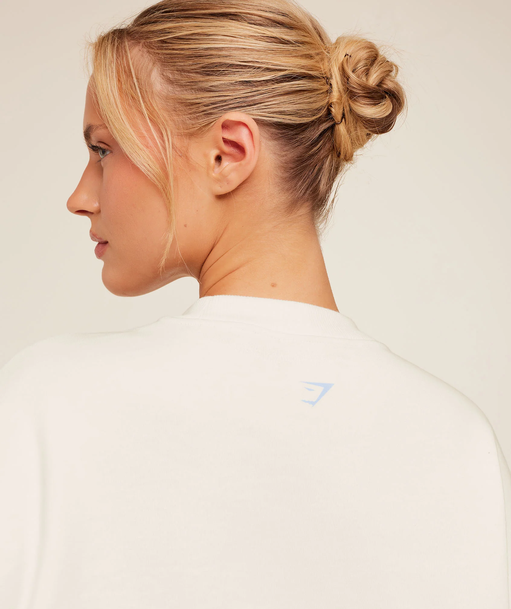 Gymshark Lifestyle Club Graphic Sweatshirt - Soft White - Image 6