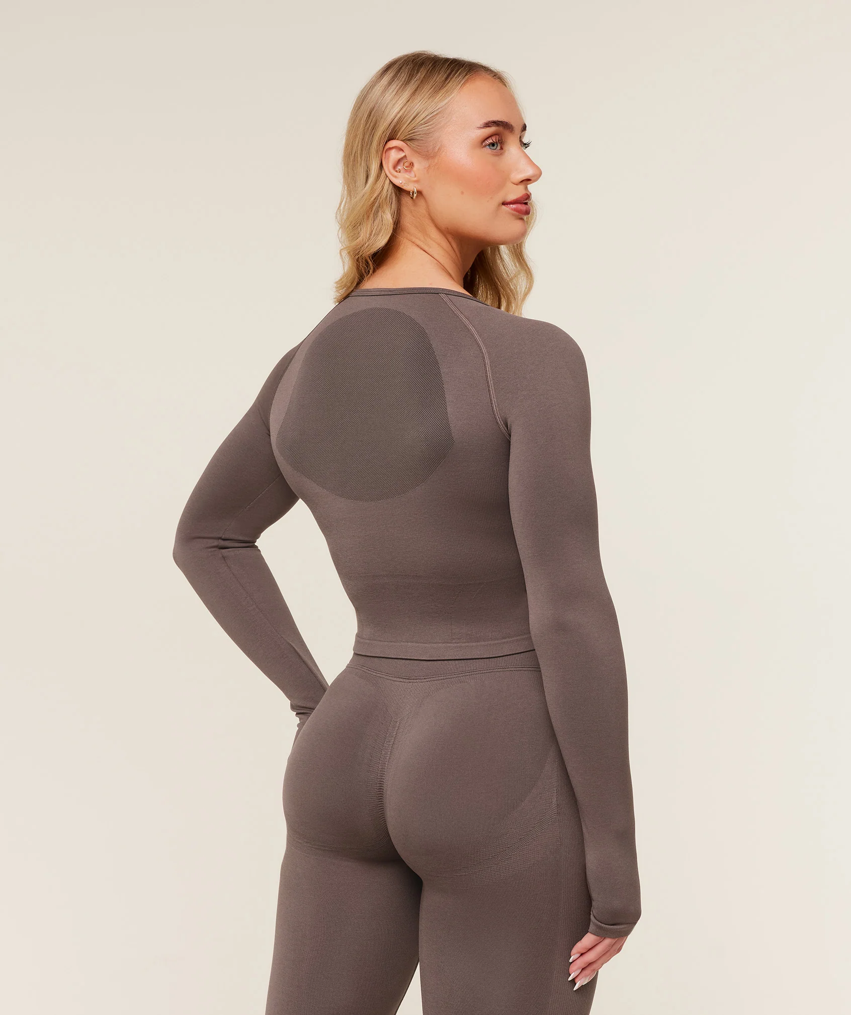 Gymshark Lift Seamless Jacket - Cool Brown - Image 4
