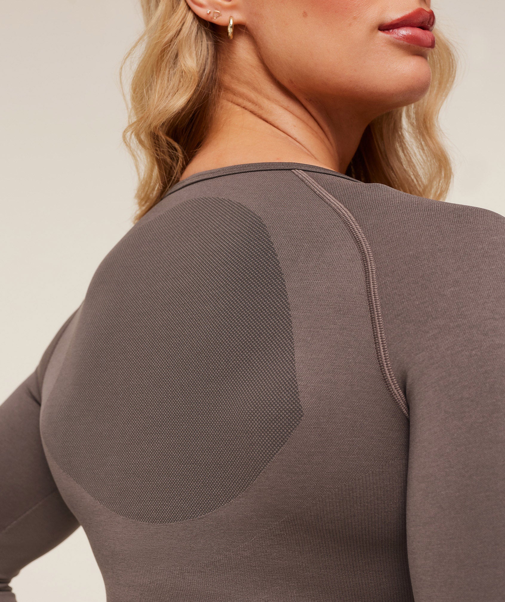 Gymshark Lift Seamless Jacket - Cool Brown - Image 7