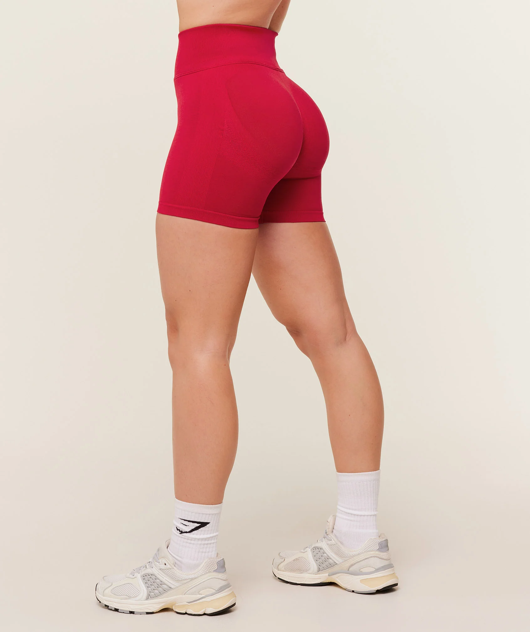Gymshark Lift Seamless Shorts - Carmine Red - Image 4