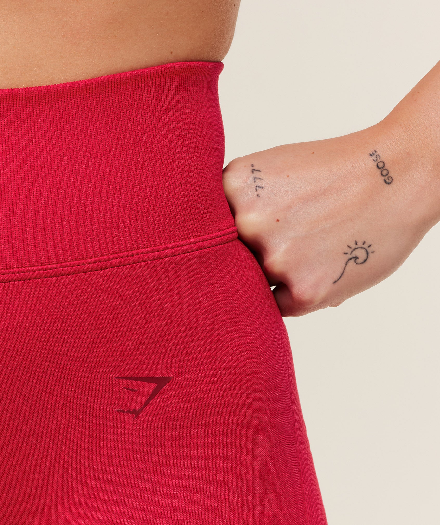 Gymshark Lift Seamless Shorts - Carmine Red - Image 7