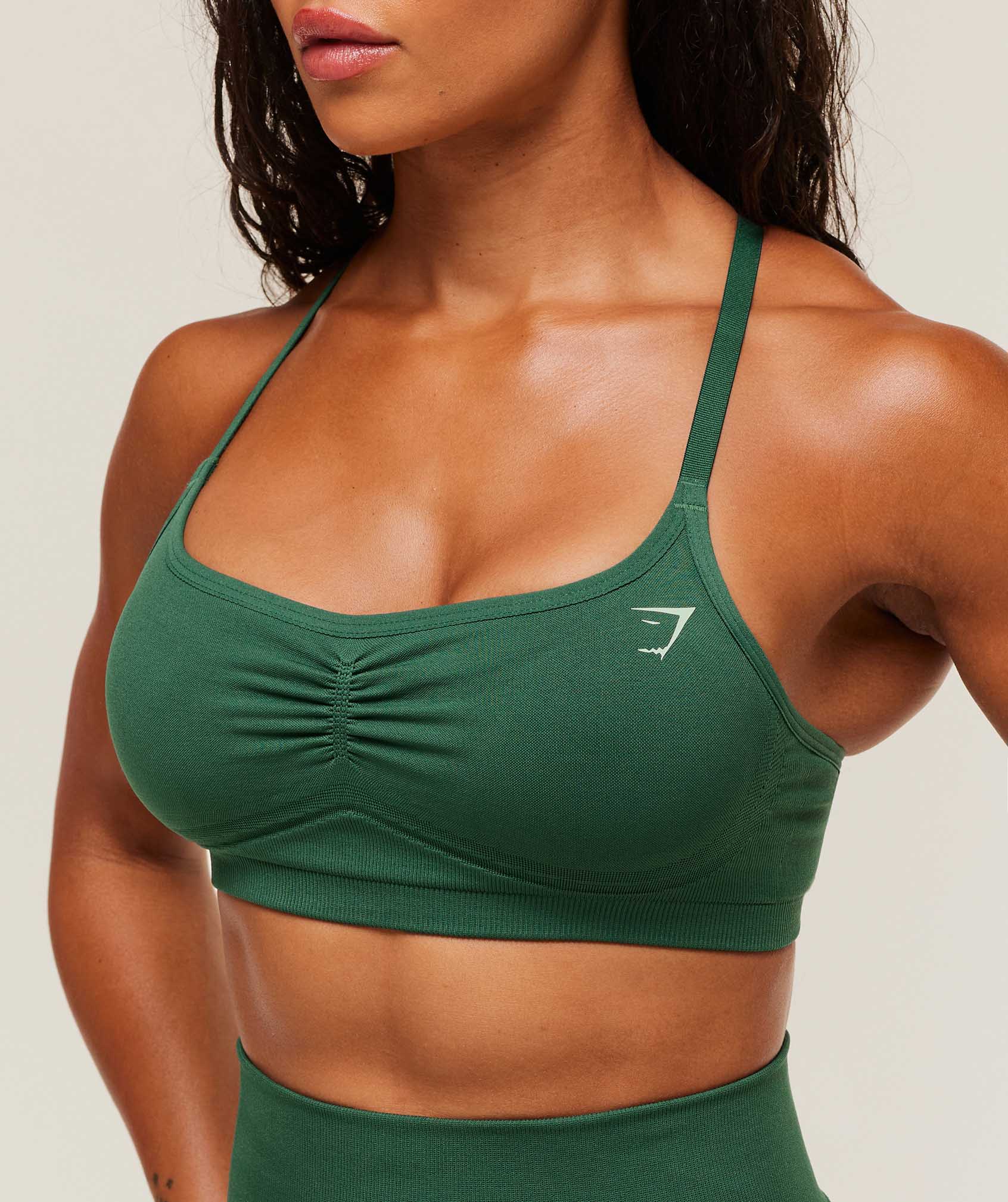 Gymshark Lift Seamless Sports Bra - Lift Green/Lift Green Marl - Image 5