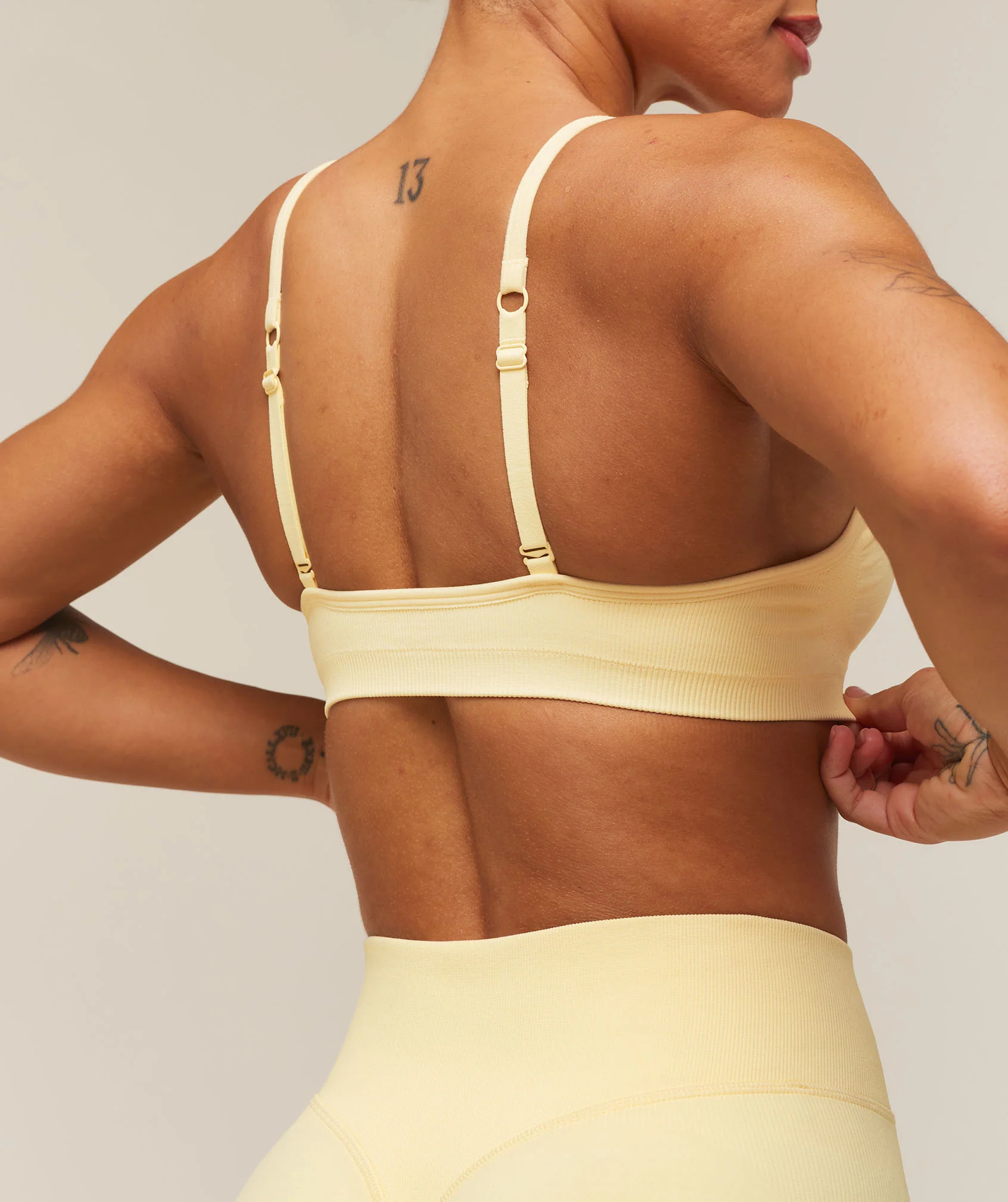 Gymshark Lift Seamless Sports Bra - Butter Yellow - Image 5