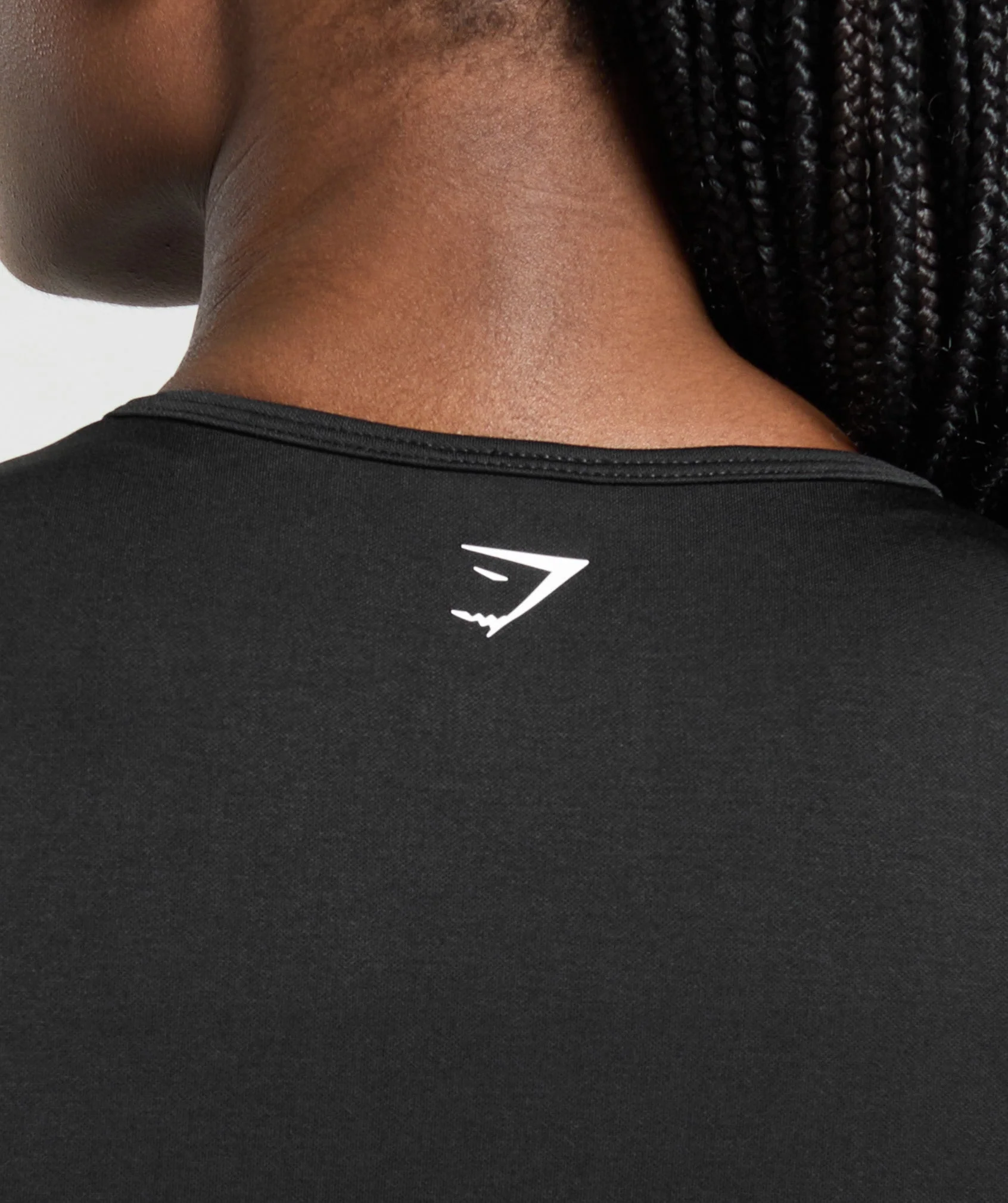 Gymshark Lift Seamless Zip Up Jacket - Black/Black Marl - Image 6