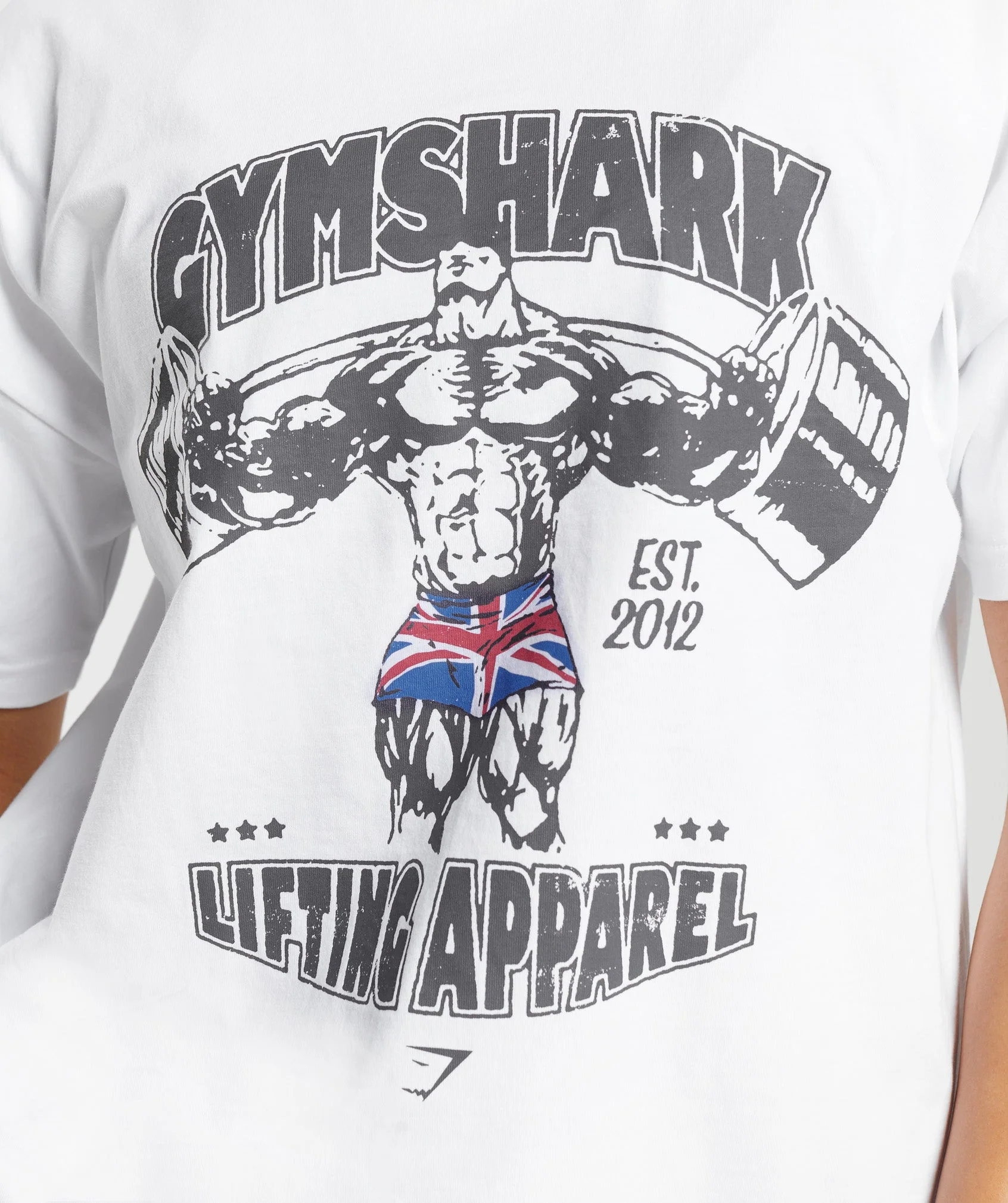 Gymshark Lifting Apparel Oversized T-Shirt - White - Image 5