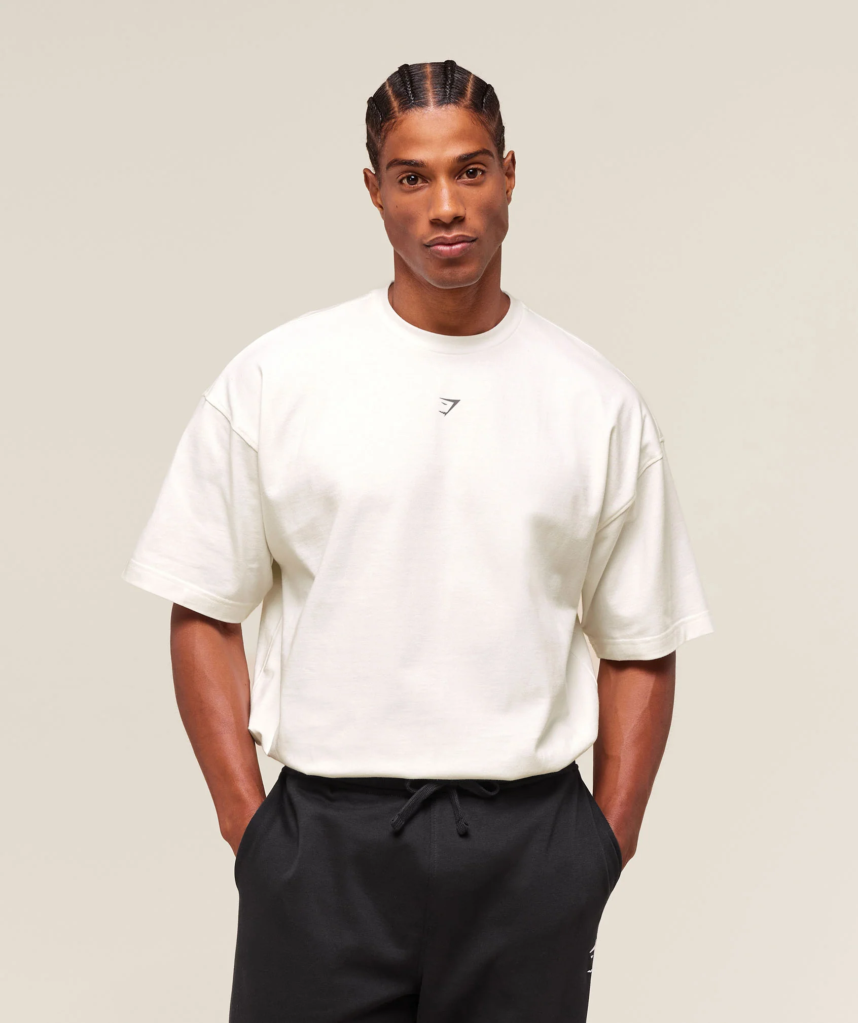 Gymshark Lifting Club Flex T-Shirt - Soft White - Image 2