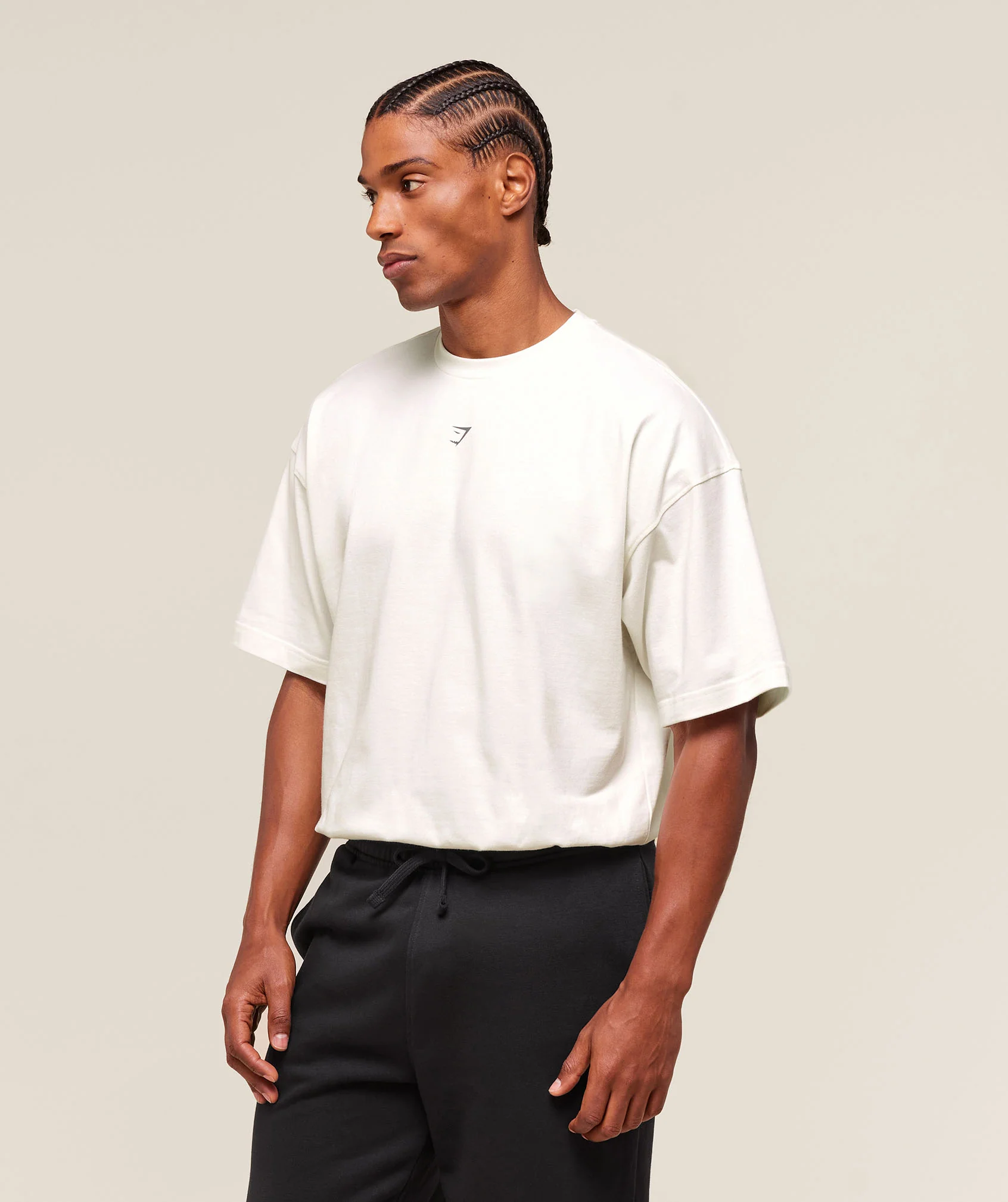 Gymshark Lifting Club Flex T-Shirt - Soft White - Image 3