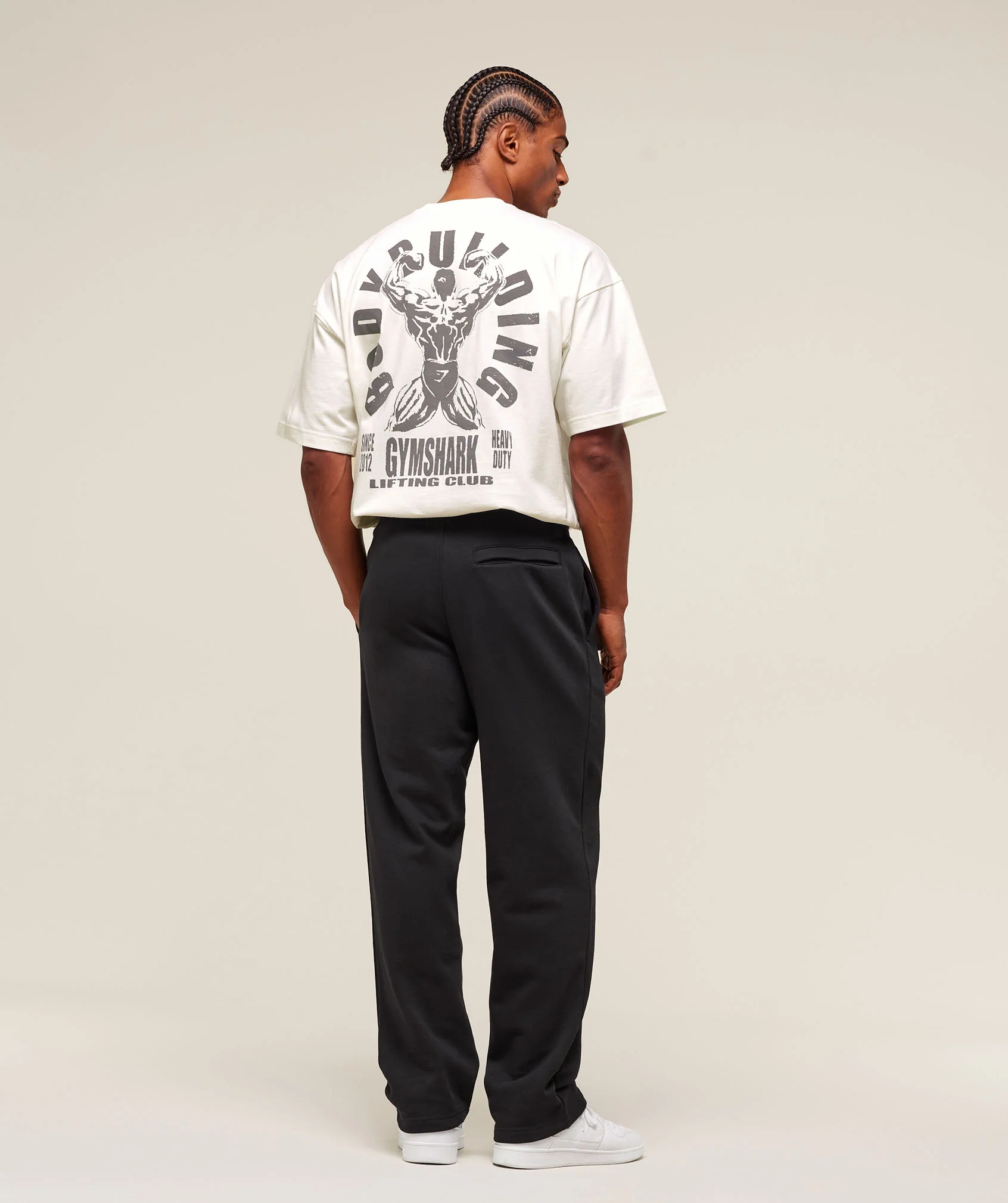 Gymshark Lifting Club Flex T-Shirt - Soft White - Image 7