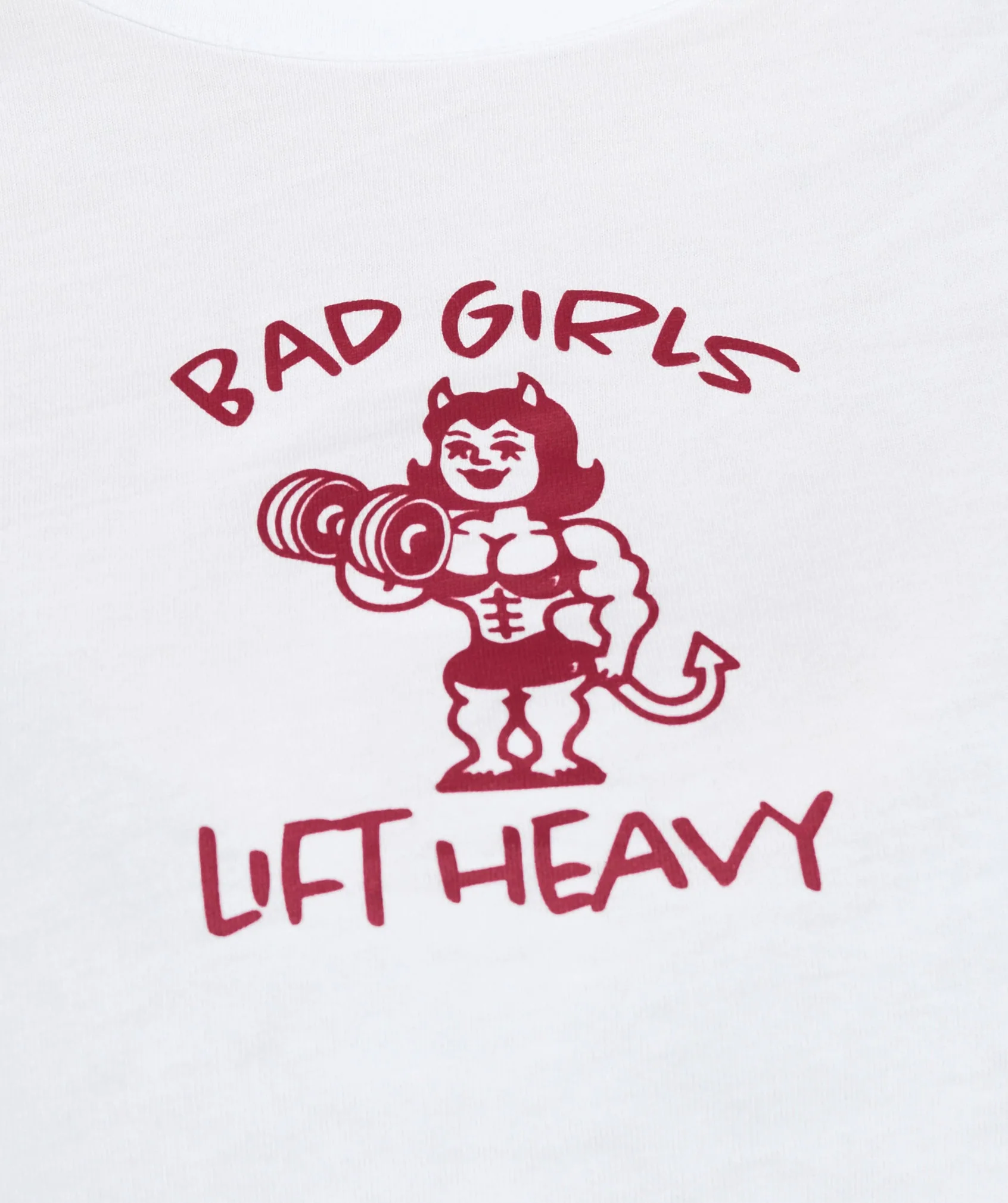 Gymshark Lifting Club Graphic Baby Tee - White - Image 6