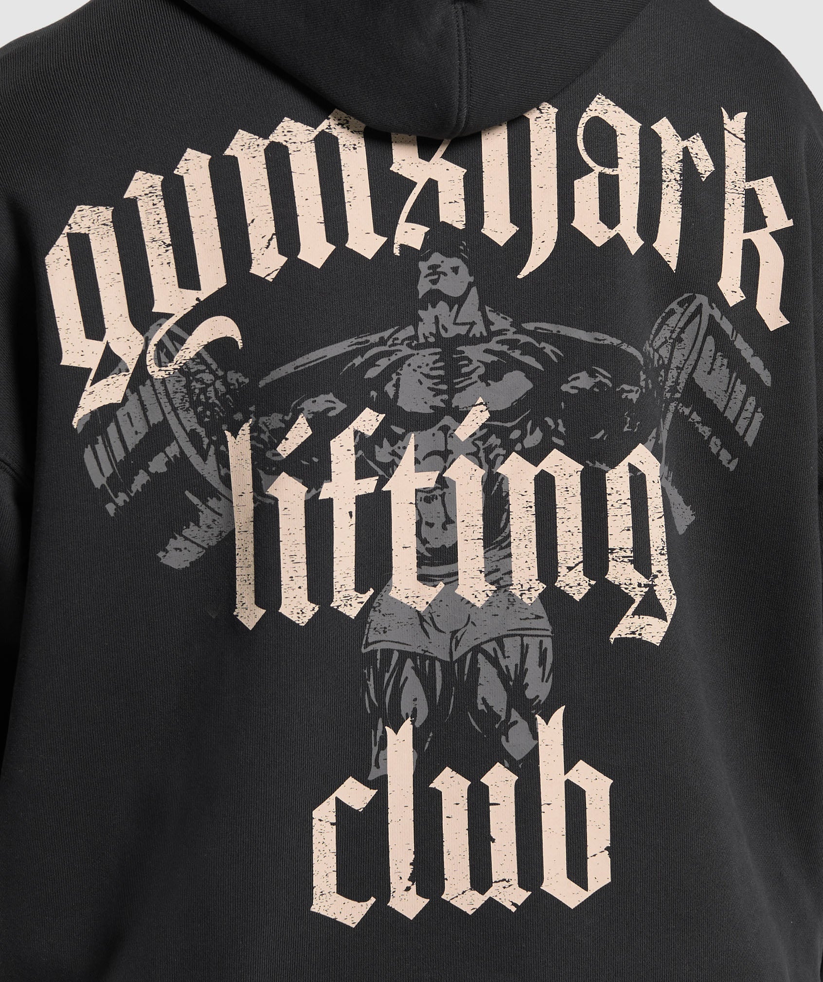 Gymshark Lifting Club Hoodie - Black/Pebble Grey - Image 5