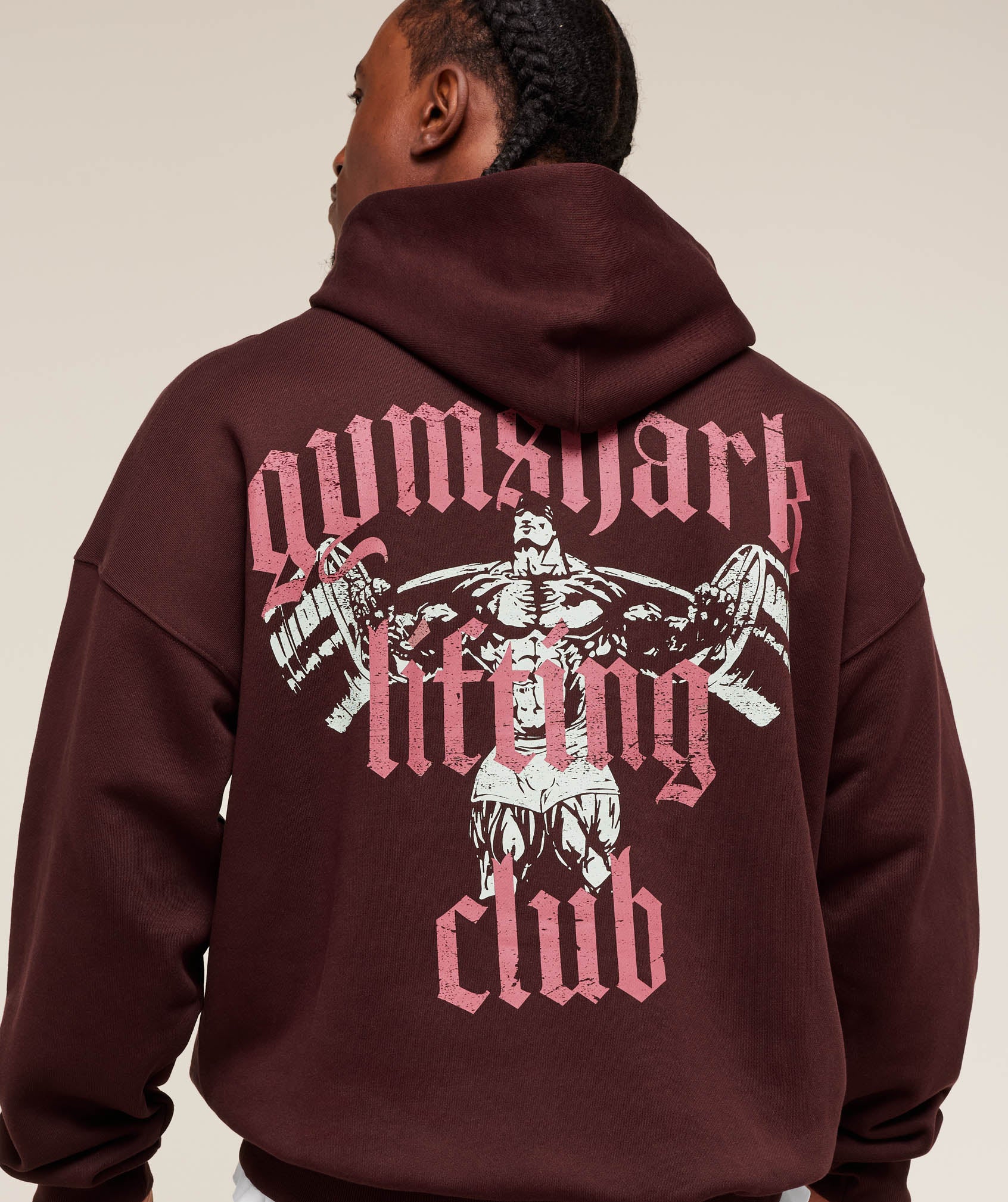 Gymshark Lifting Club Hoodie - Rich Maroon - Image 5