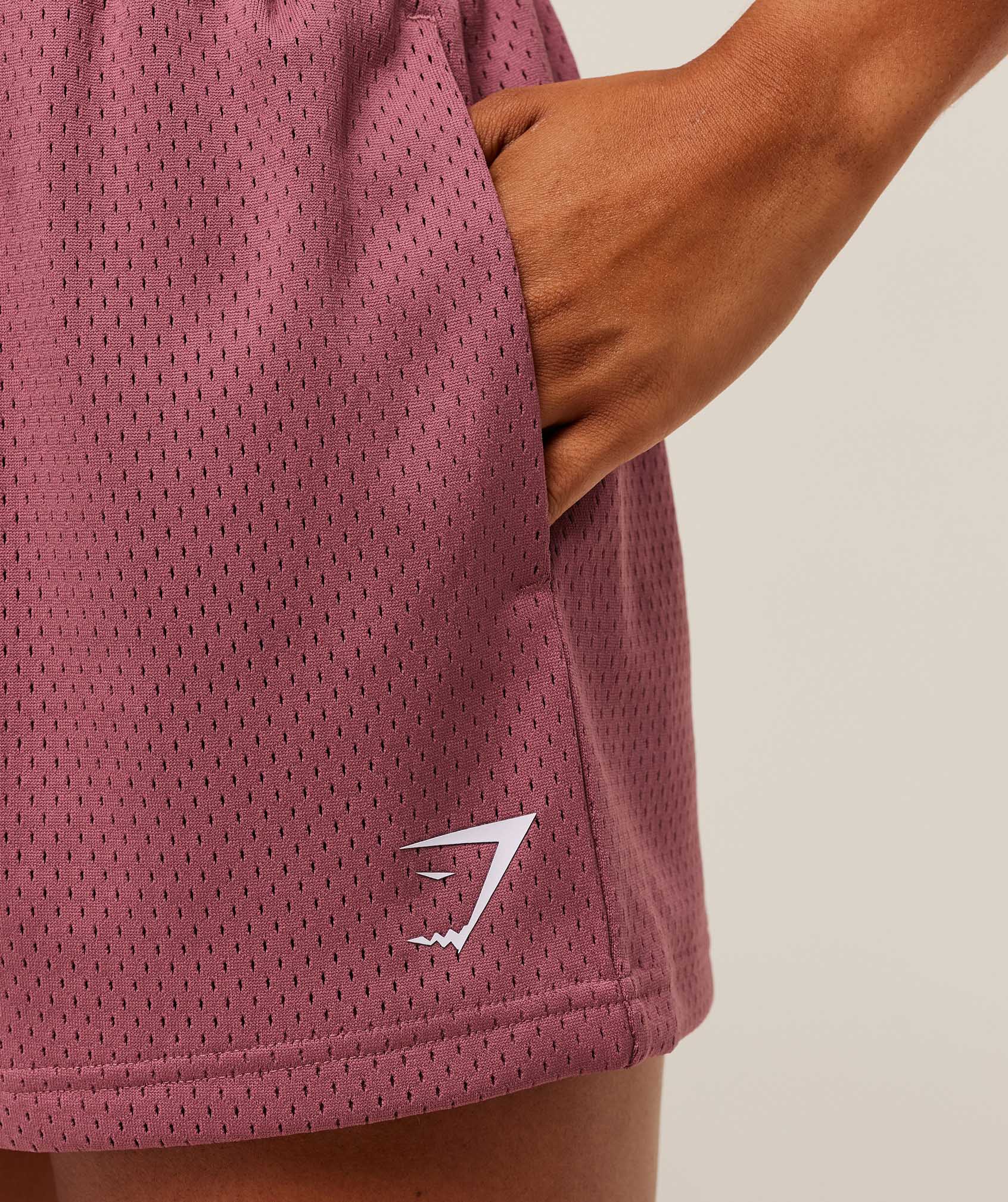 Gymshark Lifting Club Mesh Shorts - Reset Pink - Image 5