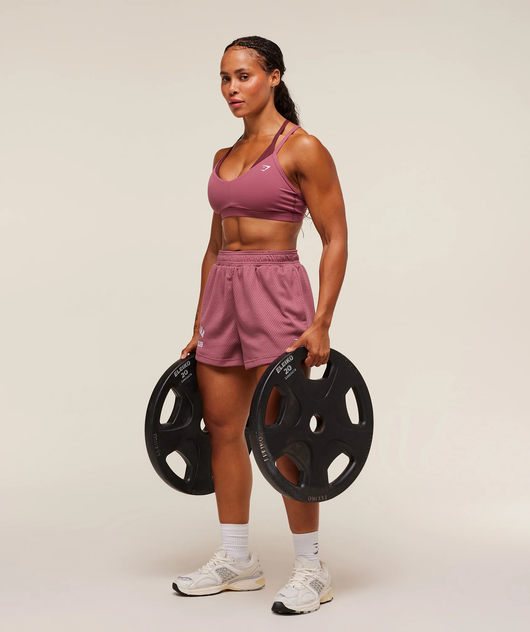 Gymshark Lifting Club Mesh Shorts - Reset Pink - Image 6