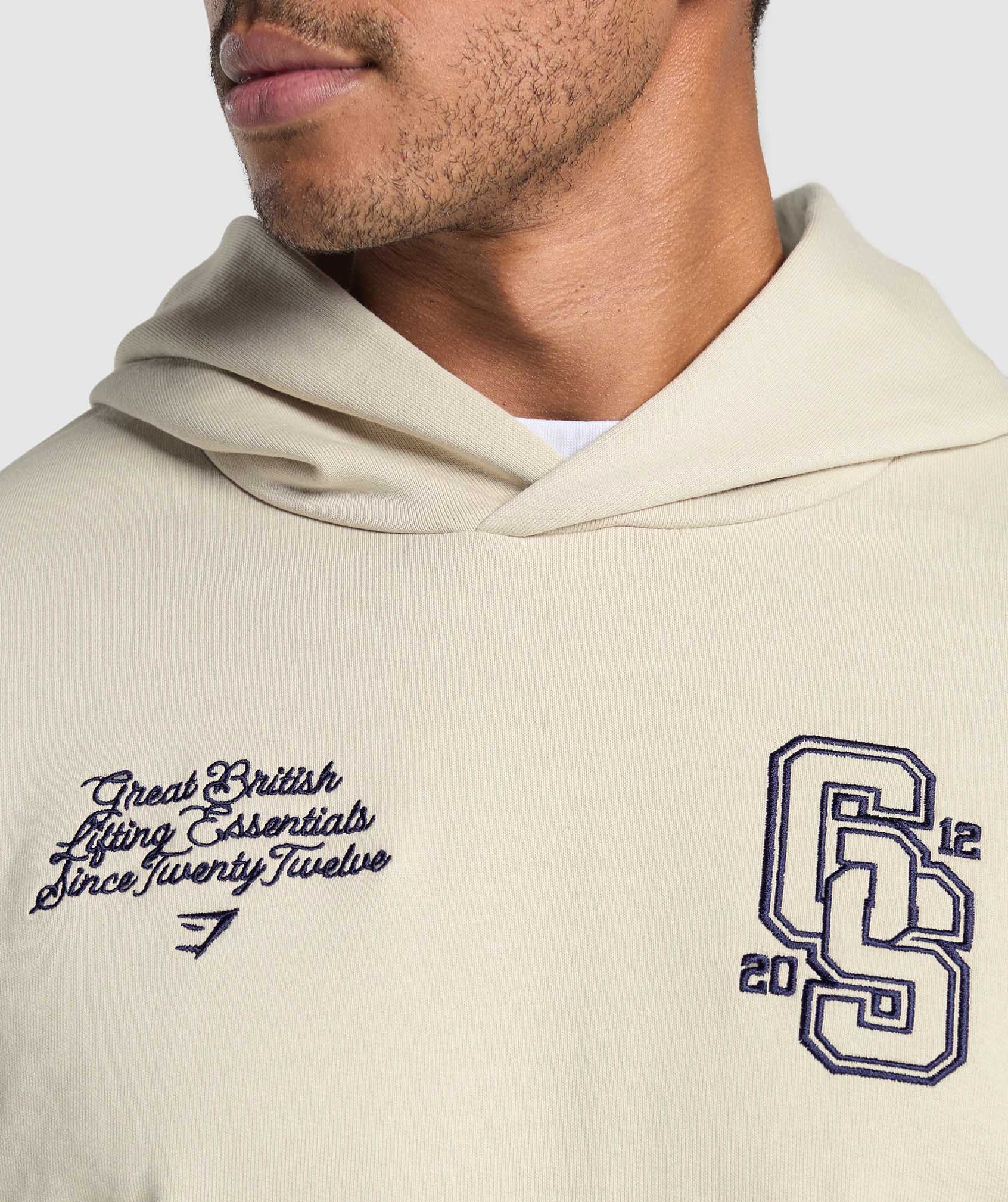 Gymshark Lifting Essentials Hoodie - Pebble Grey - Image 6