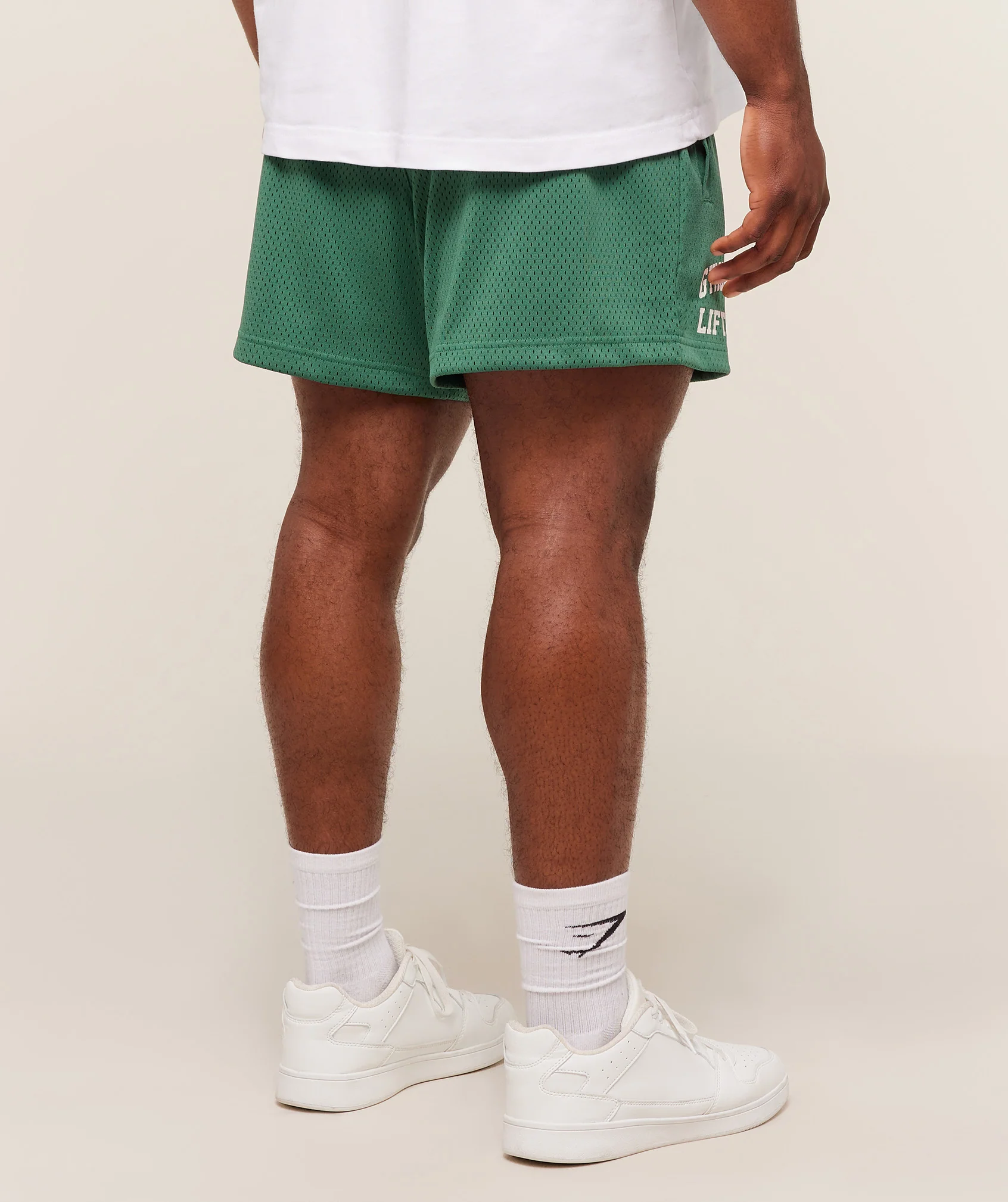 Gymshark Lifting Mesh 5" Shorts - Lift Green - Image 2