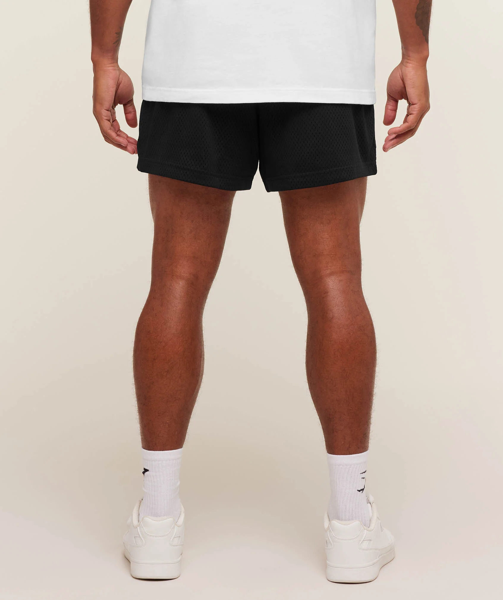 Gymshark Lifting Mesh 7" Shorts - Black - Image 2