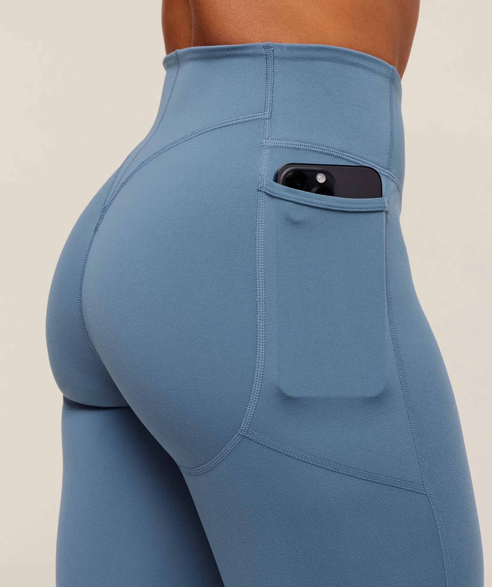 Gymshark Lifting Pocket Leggings - Worn Blue - Image 5