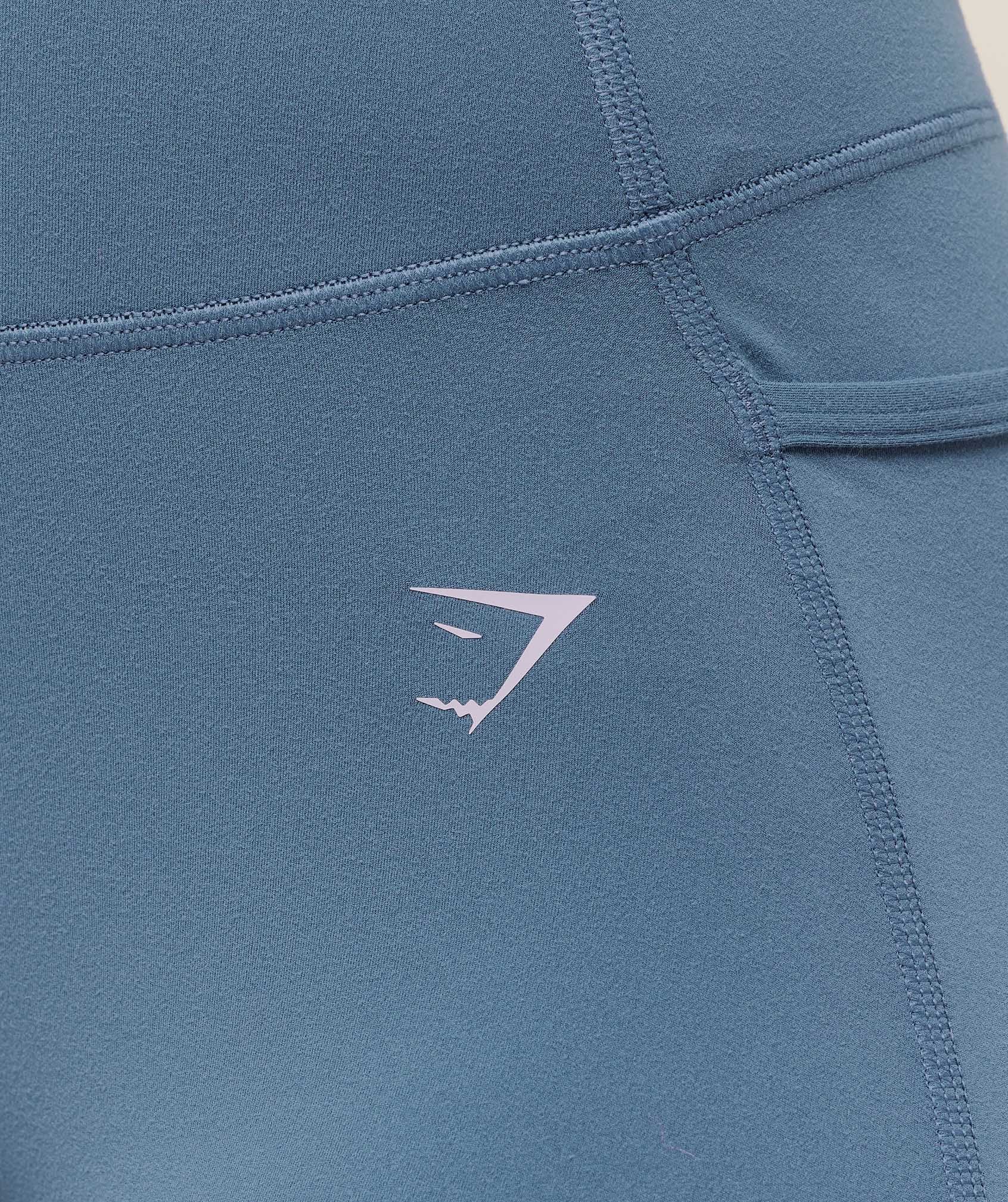 Gymshark Lifting Pocket Leggings - Worn Blue - Image 6