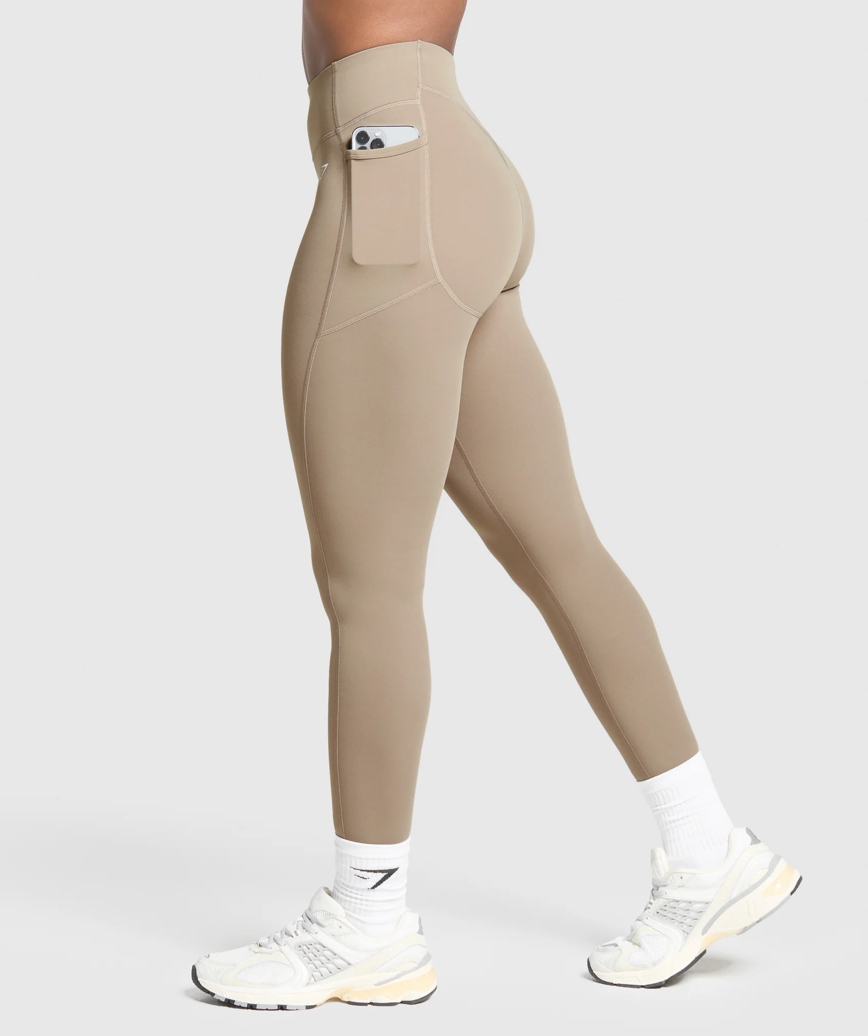 Gymshark Lifting Pocket Leggings - Lifestyle Brown - Image 2