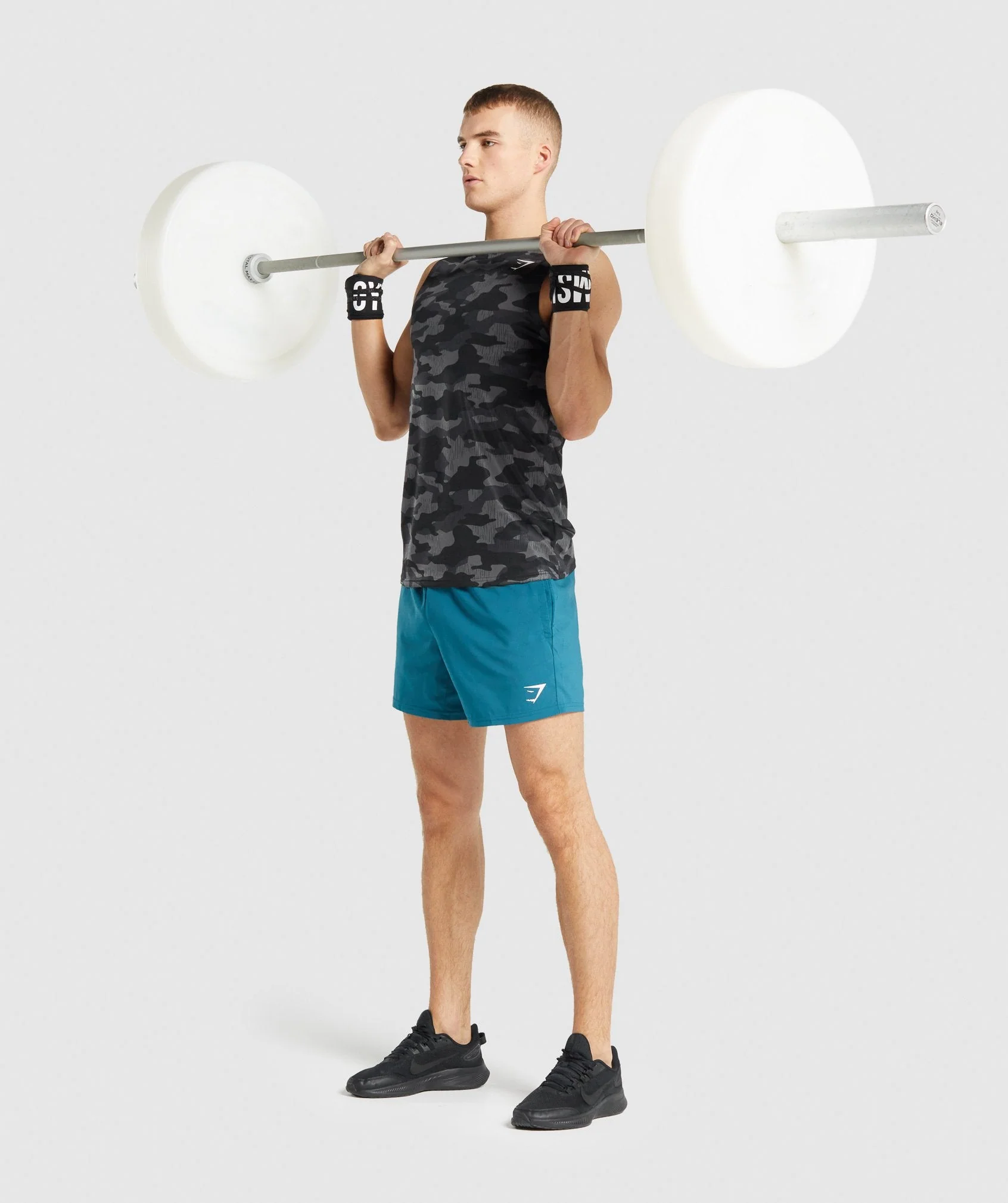Gymshark Wraps- Smokey Grey - Black - Image 3