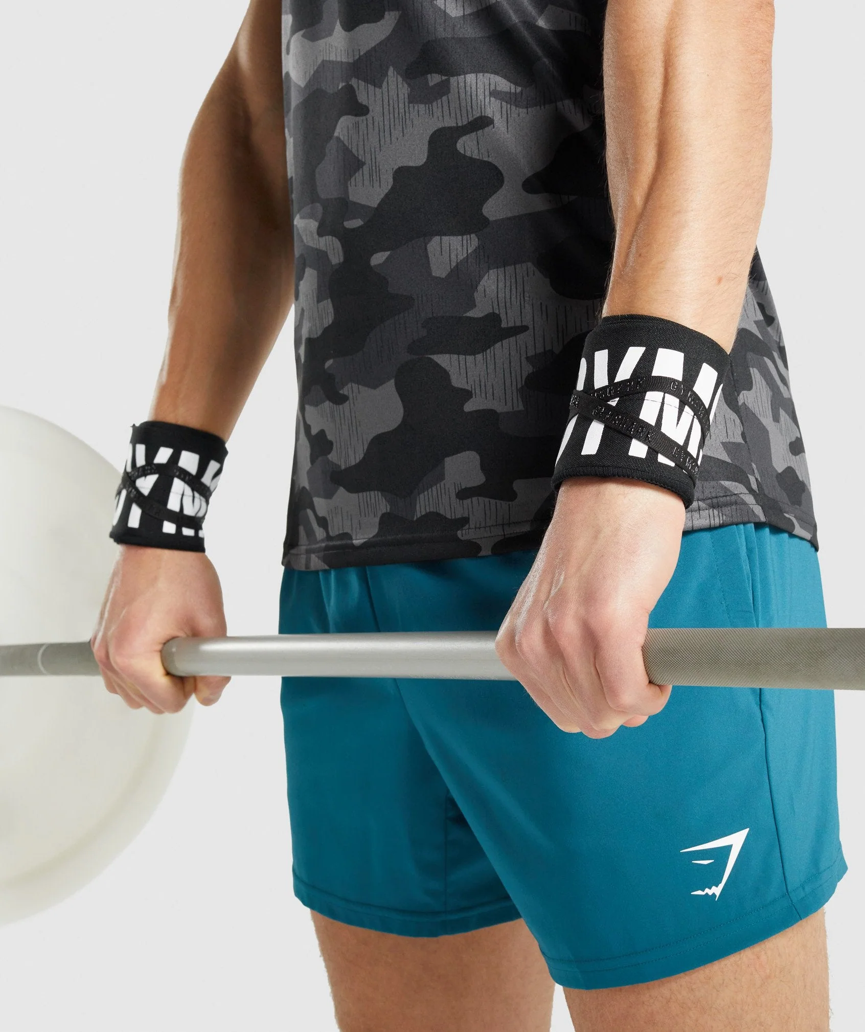 Gymshark Wraps- Smokey Grey - Black - Image 5
