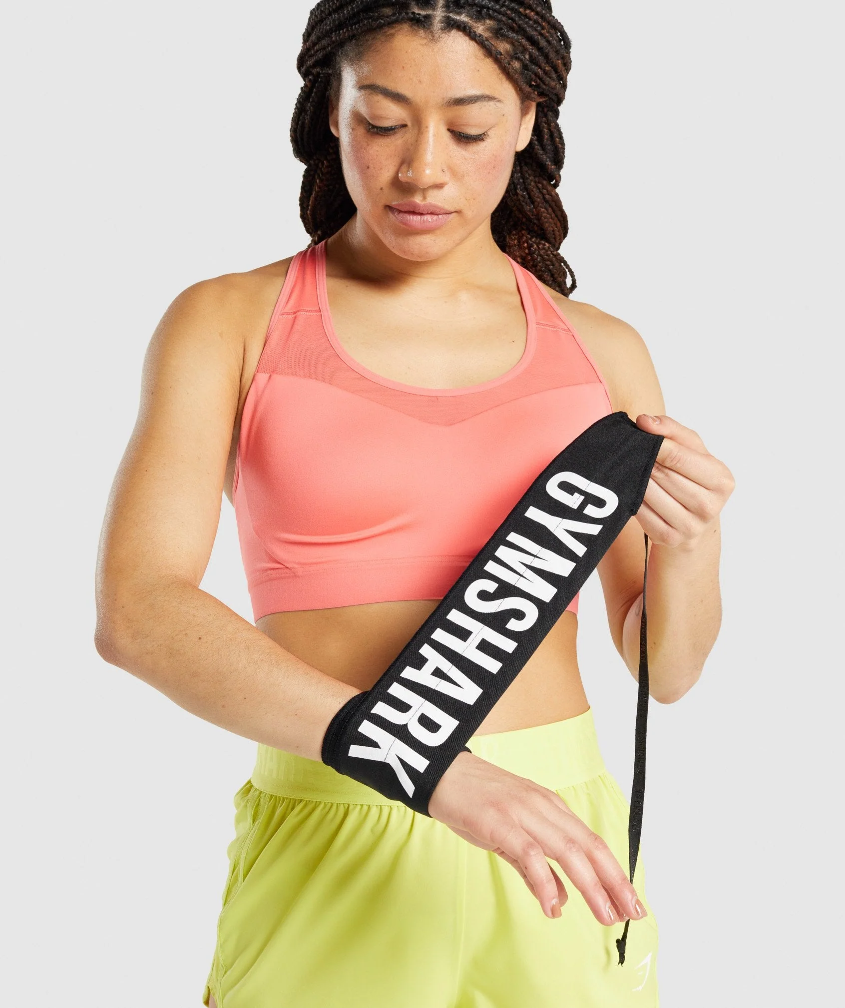 Gymshark Wraps- Smokey Grey - Black - Image 6