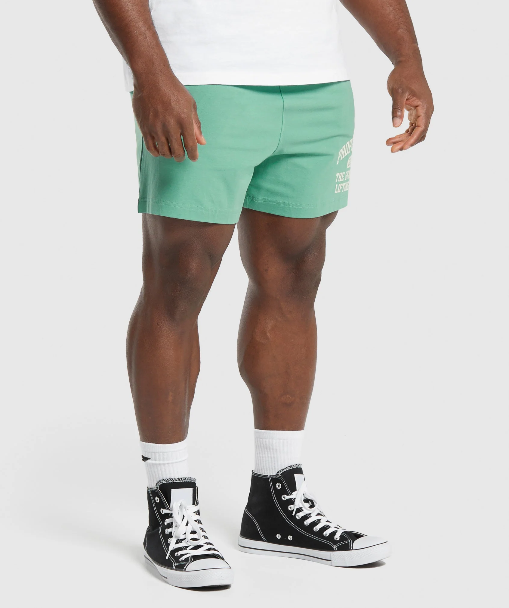 Gymshark Lightweight Jersey Shorts - Lagoon Green - Image 3