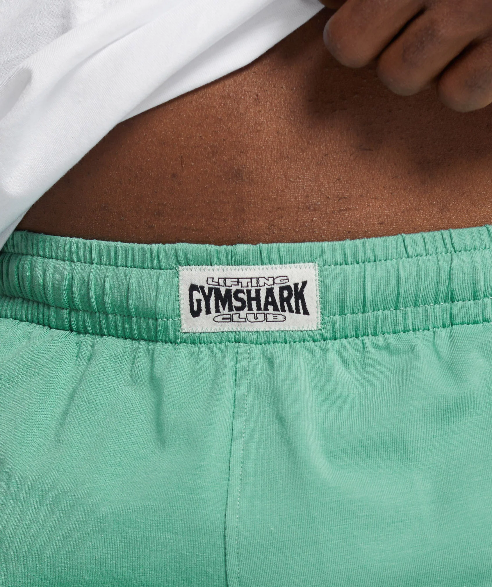 Gymshark Lightweight Jersey Shorts - Lagoon Green - Image 7