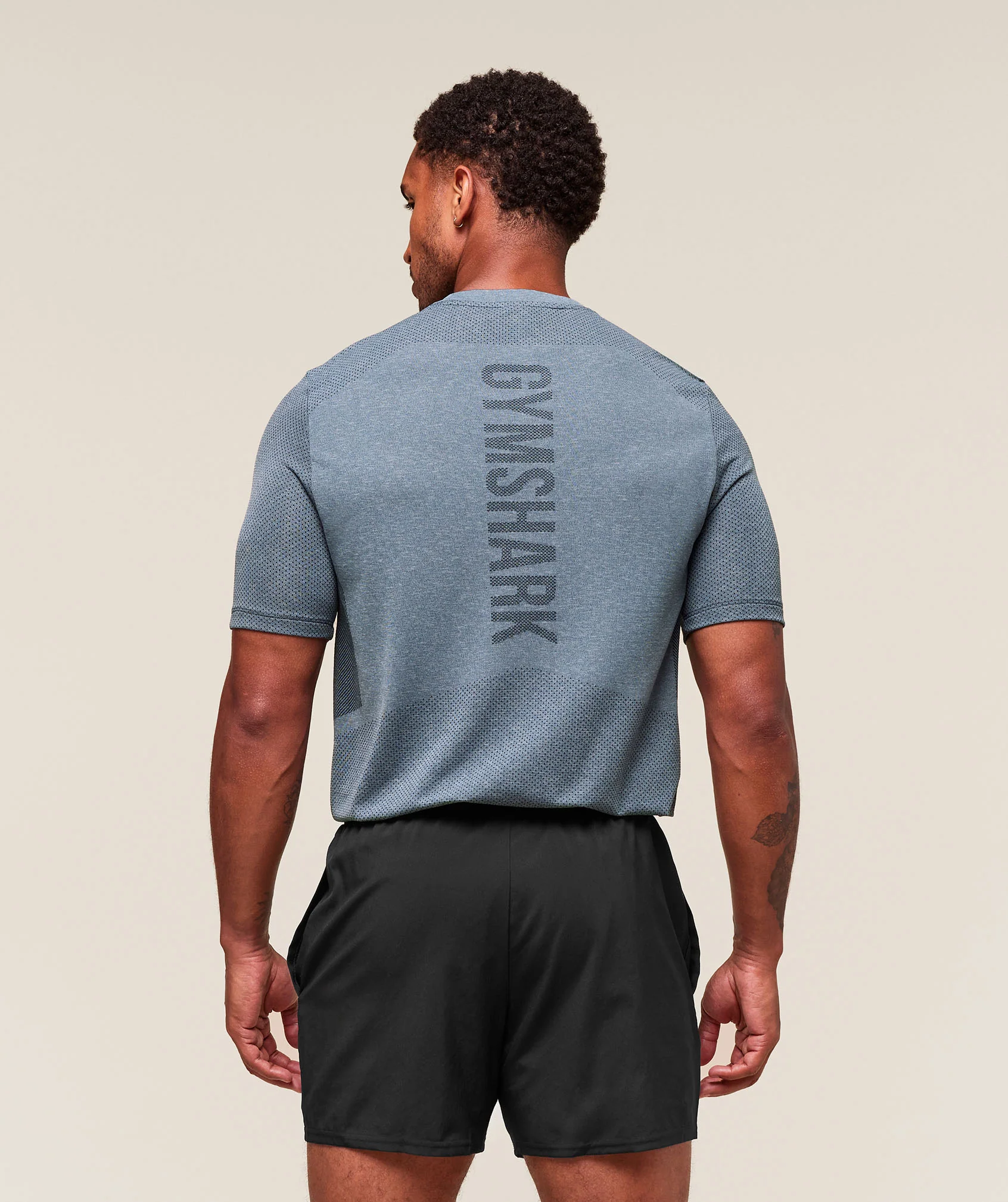 Gymshark Lightweight Seamless T-Shirt - Classic Blue/Success Blue - Image 2