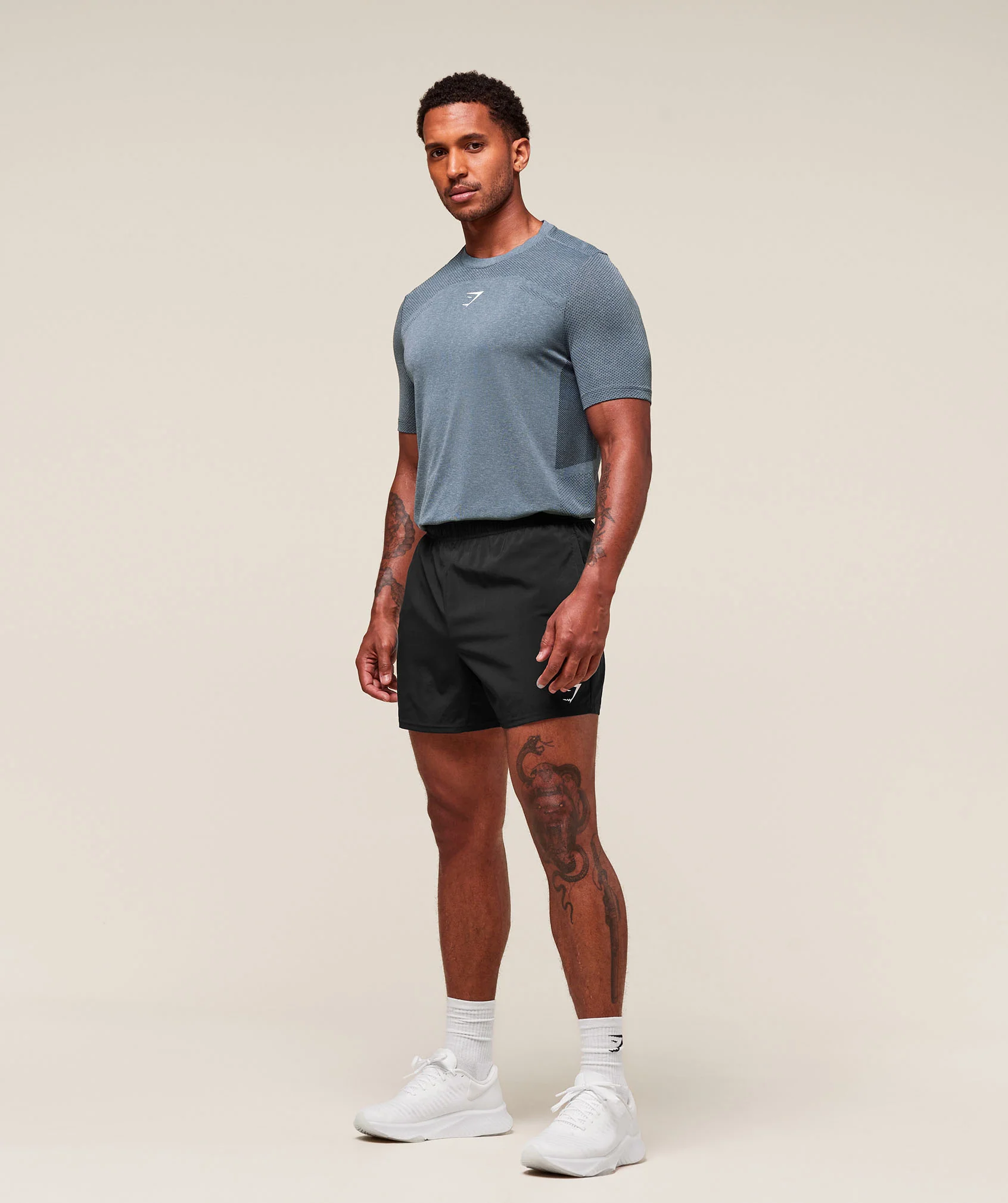 Gymshark Lightweight Seamless T-Shirt - Classic Blue/Success Blue - Image 4
