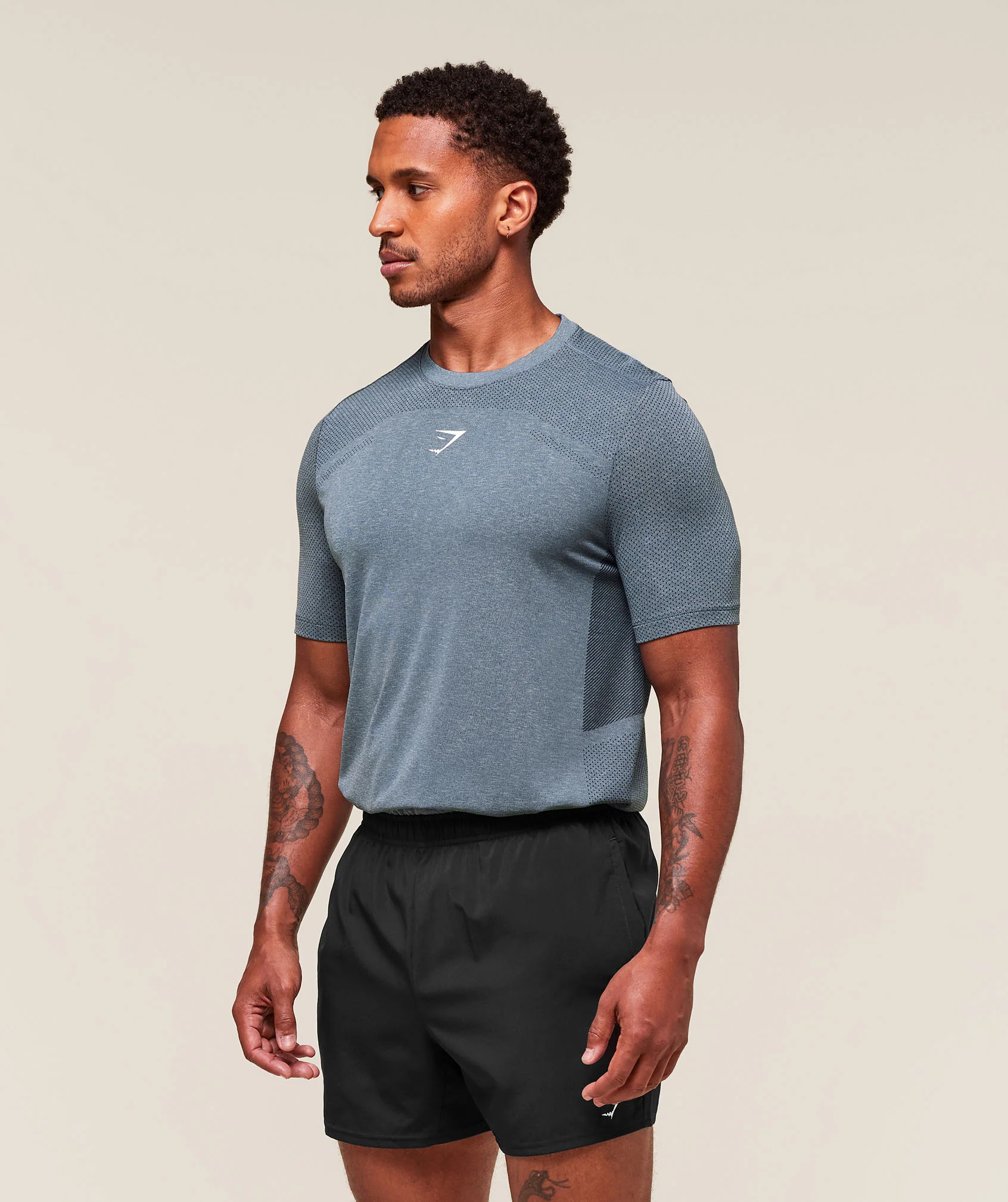 Gymshark Lightweight Seamless T-Shirt - Classic Blue/Success Blue - Image 5