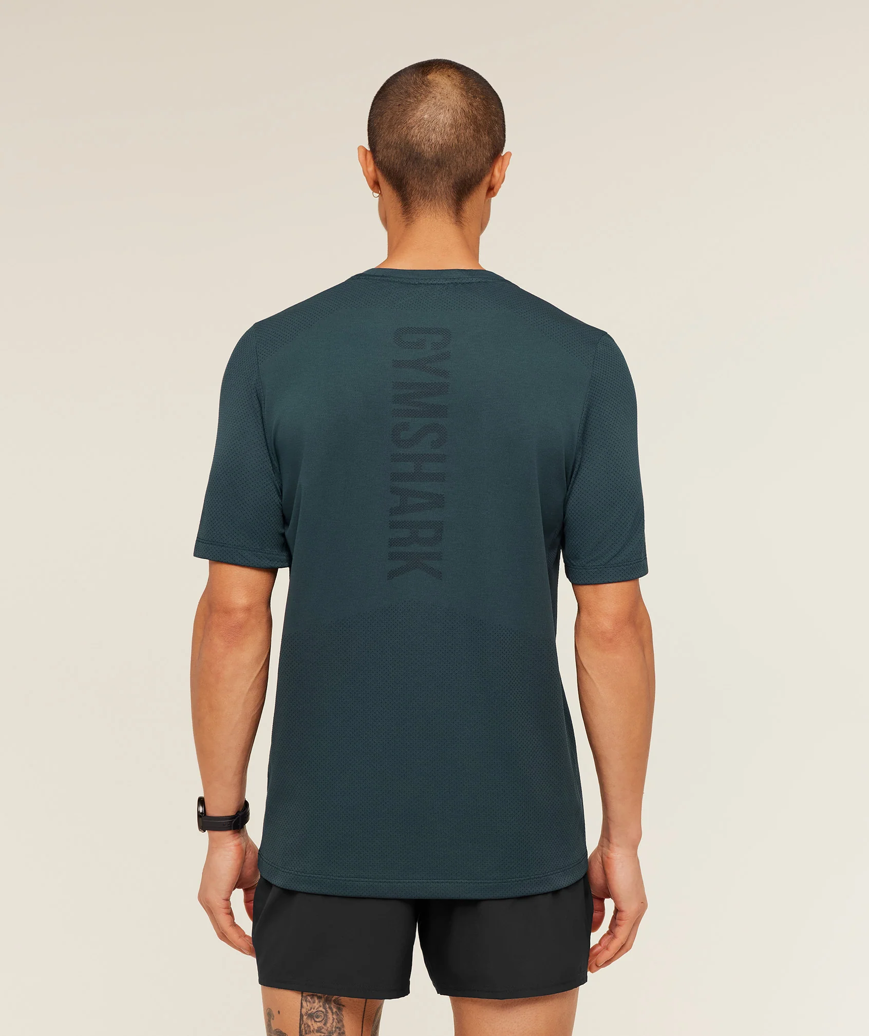 Gymshark Lightweight Seamless T-Shirt - GS Deep Petrol Blue/ Marl - Image 5