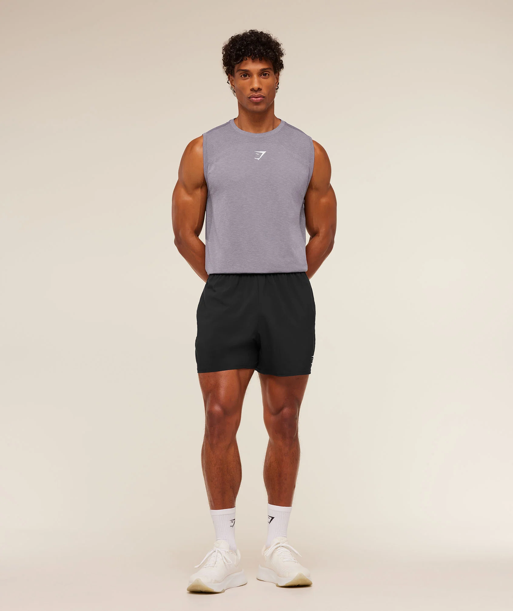 Gymshark Lightweight Seamless Tank - GS Fog Purple/ Marl - Image 5