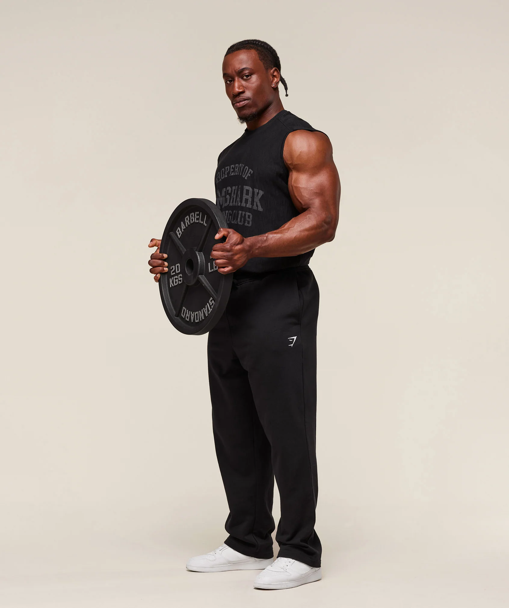 Gymshark Lightweight Slub Textured Tank - Black - Image 5