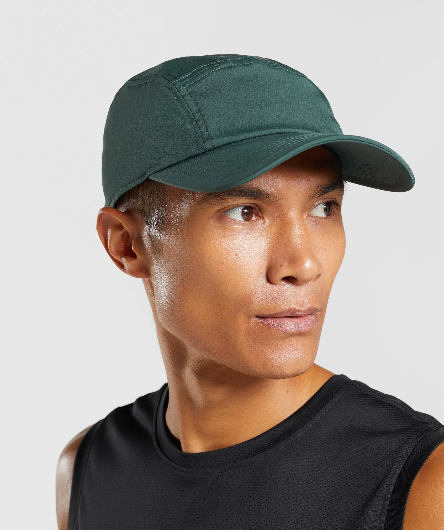 Gymshark Logo 5 Panel Cap - Obsidian Green - Image 3