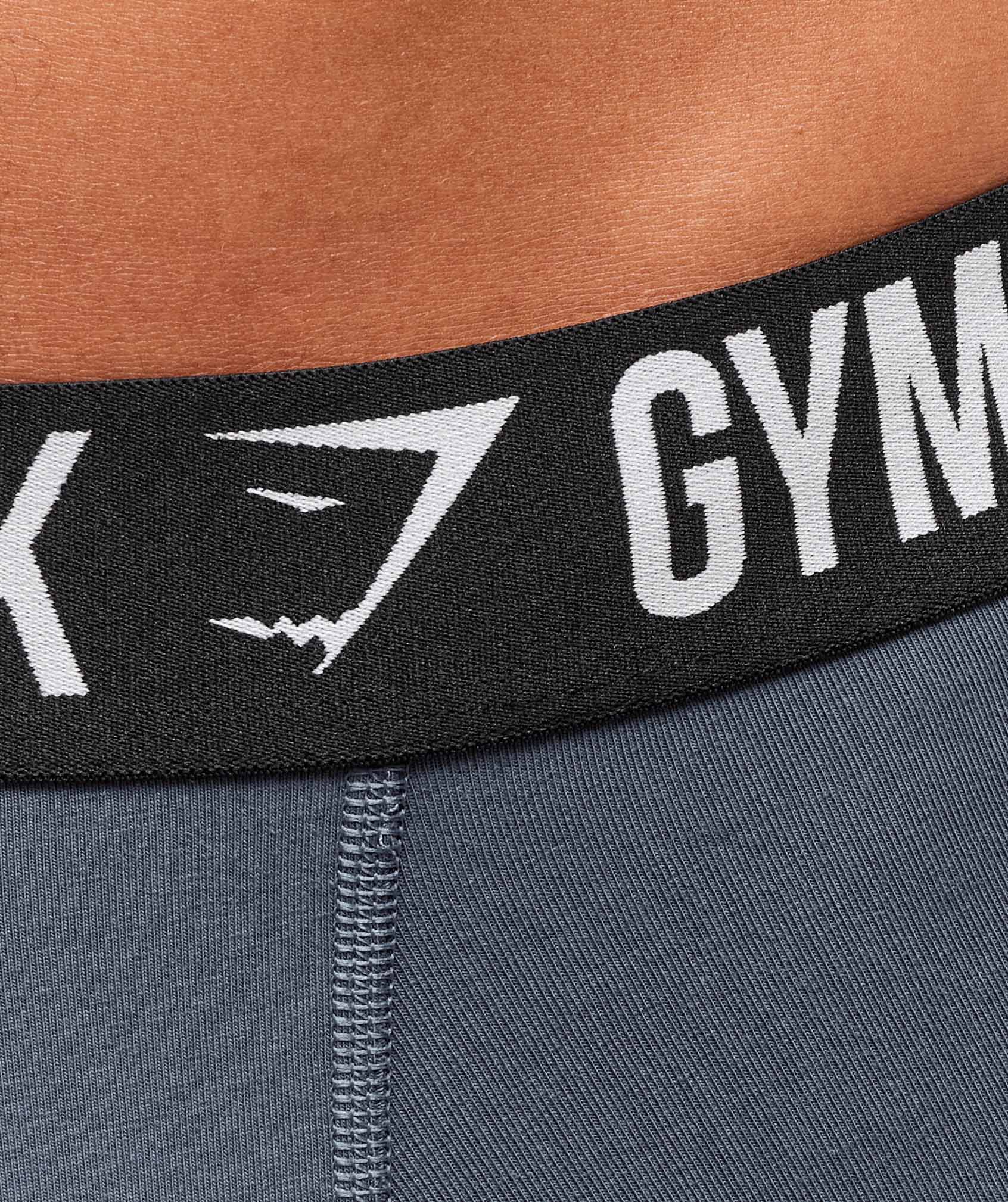Gymshark Long Boxer Brief 3PK - Denim Grey/Titanium Blue/Black - Image 8