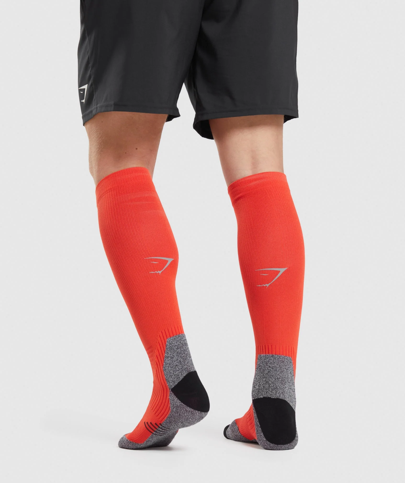Gymshark Long Performance Socks - Papaya Orange - Image 3